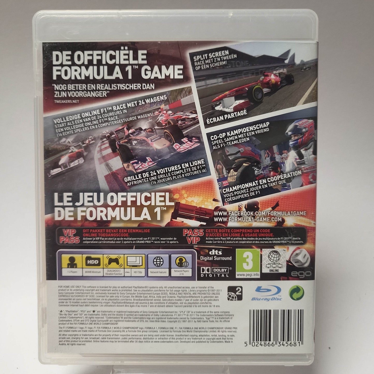 Formula 1 2011 (No Book) PlayStation 3 - Feniks Gameshop