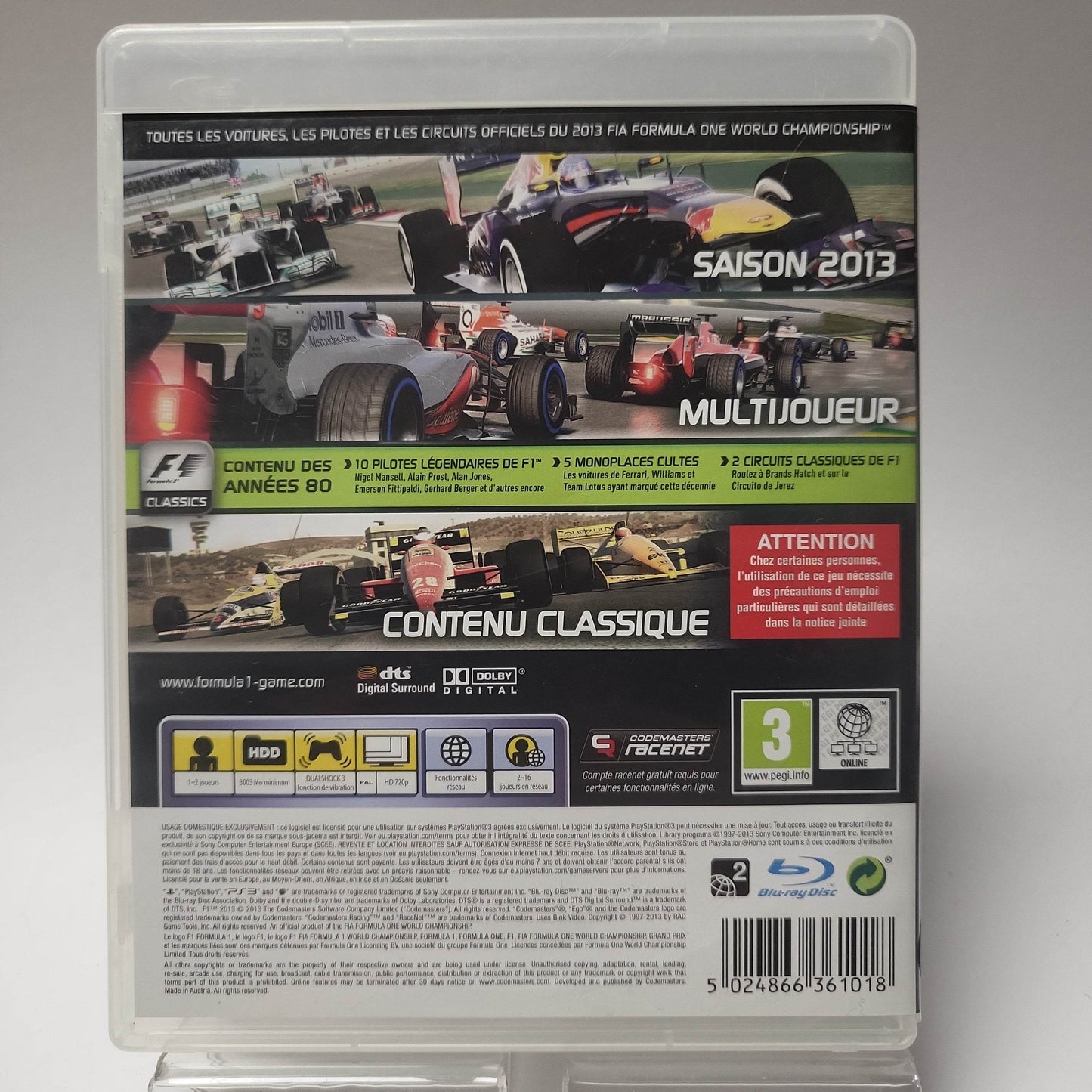 Formula 1 2013 Playstation 3 - Feniks Gameshop