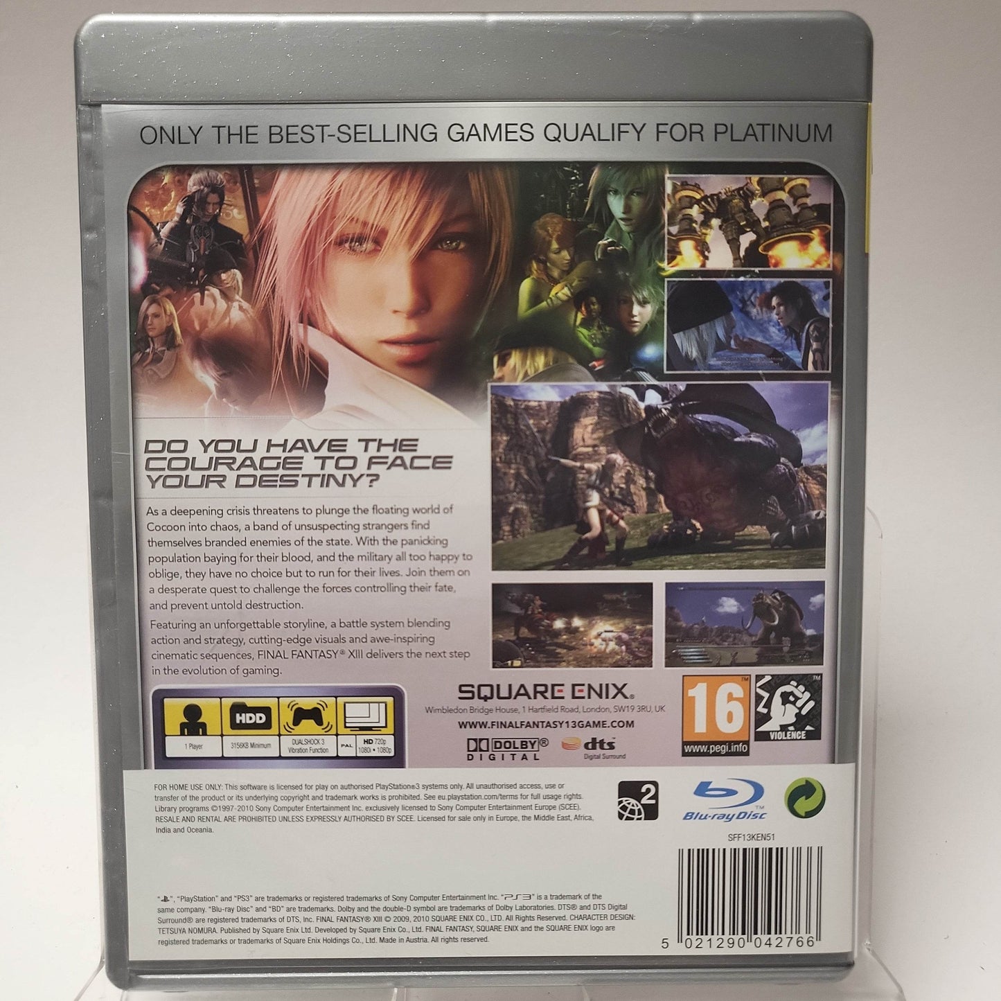 Final Fantasy XIII Platinum Playstation 3 - Feniks Gameshop