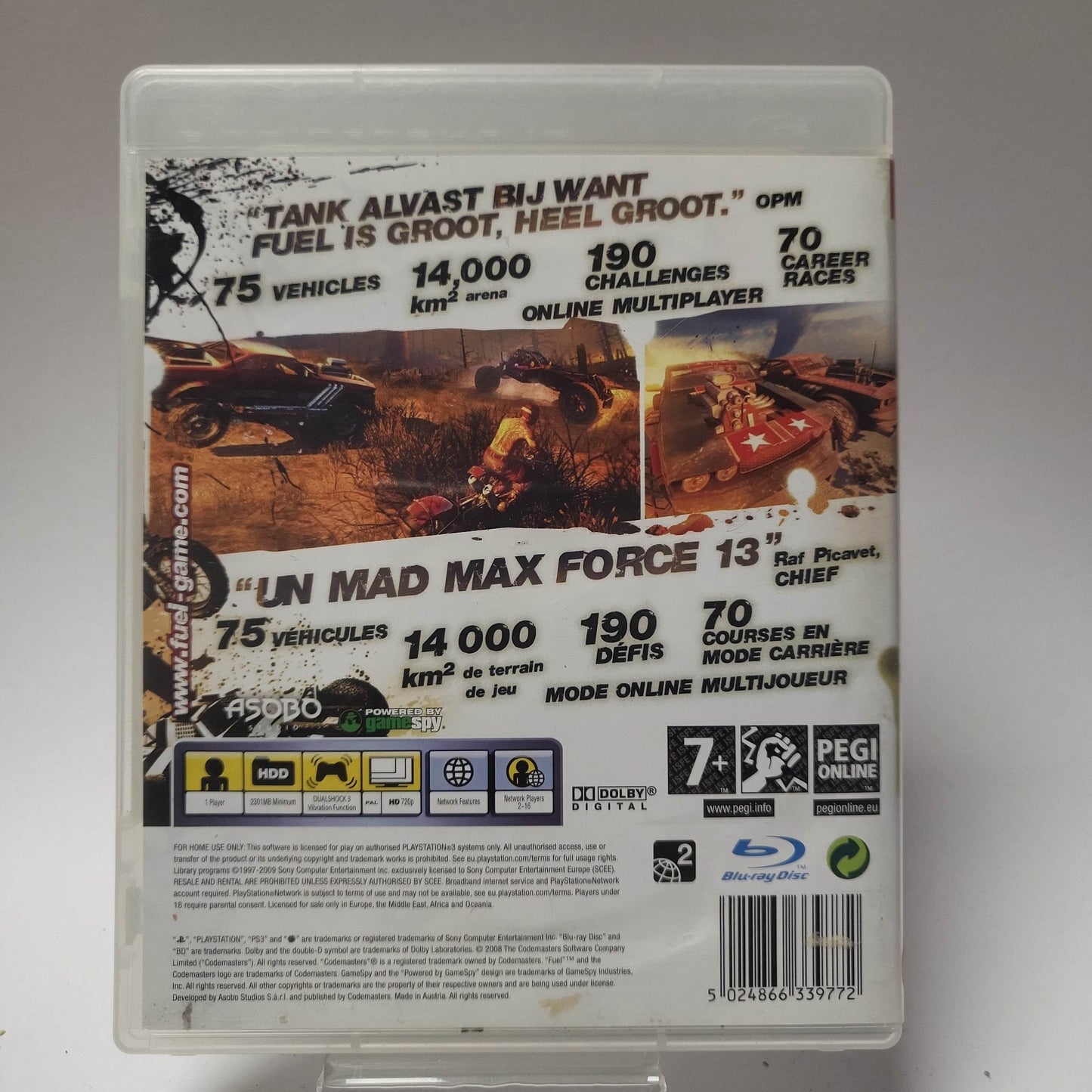 Fuel (No Book) PlayStation 3 - Feniks Gameshop