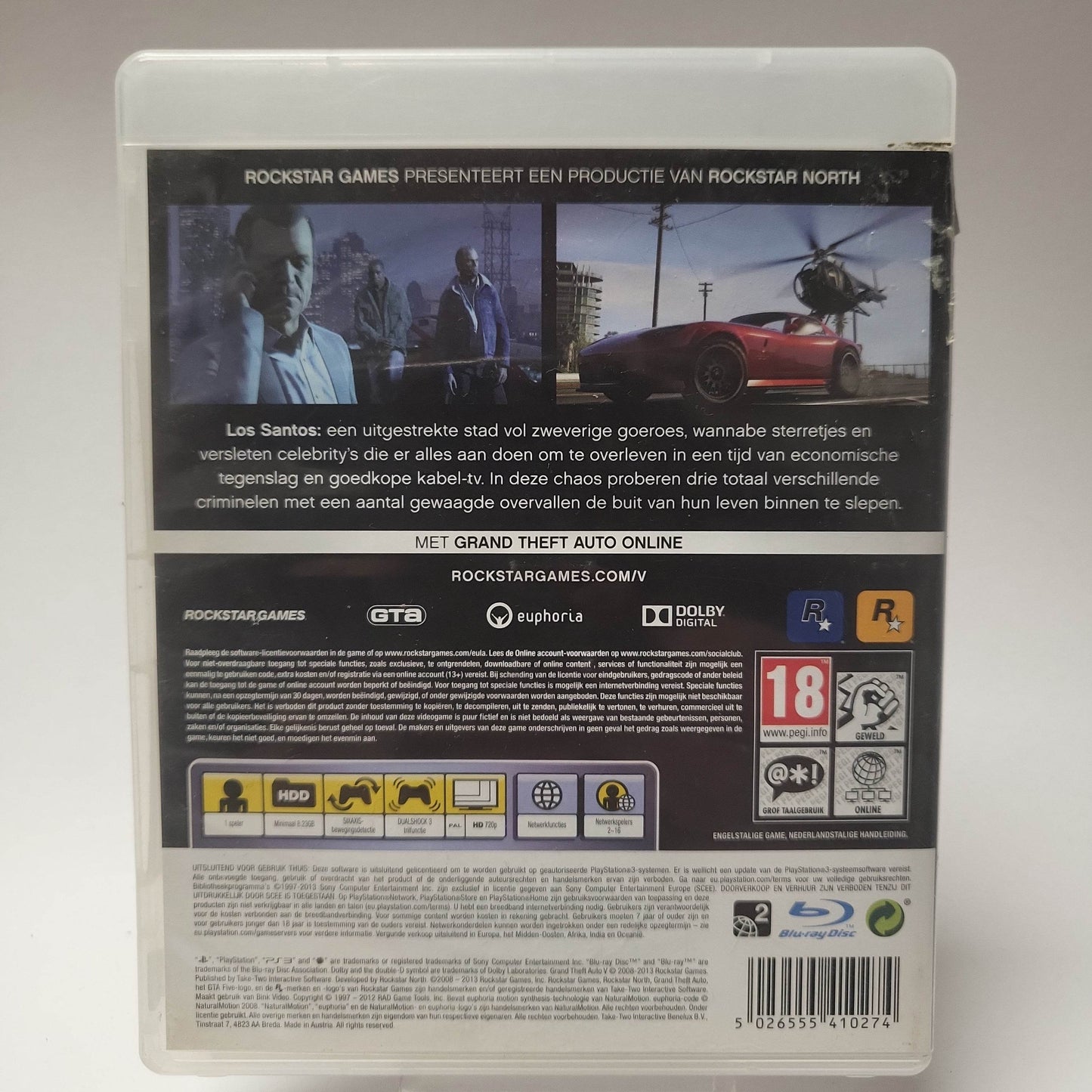 Grand Theft Auto V (No Book, No Map) PlayStation 3 - Feniks Gameshop