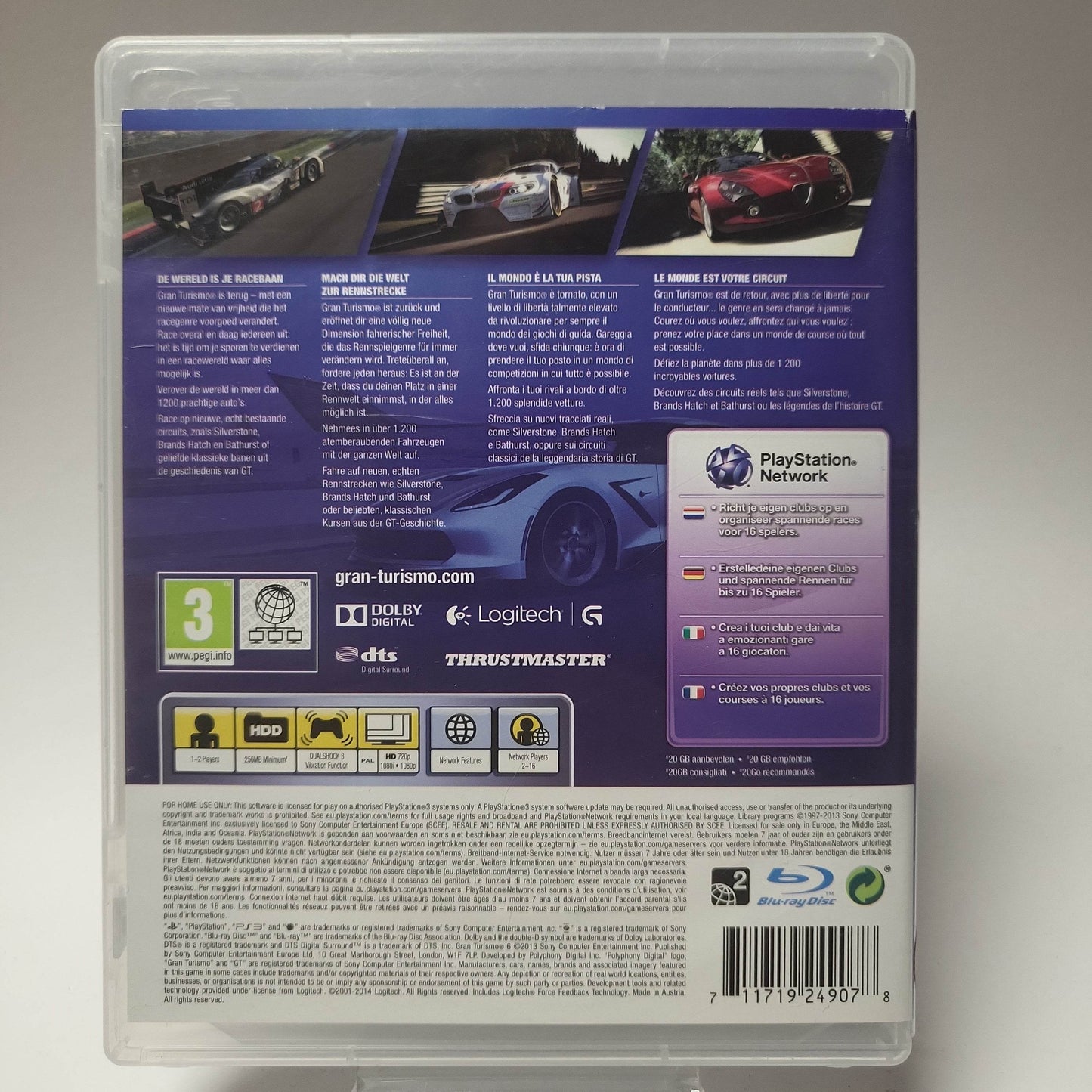 Gran Turismo 6 (No Book) PlayStation 3 - Feniks Gameshop