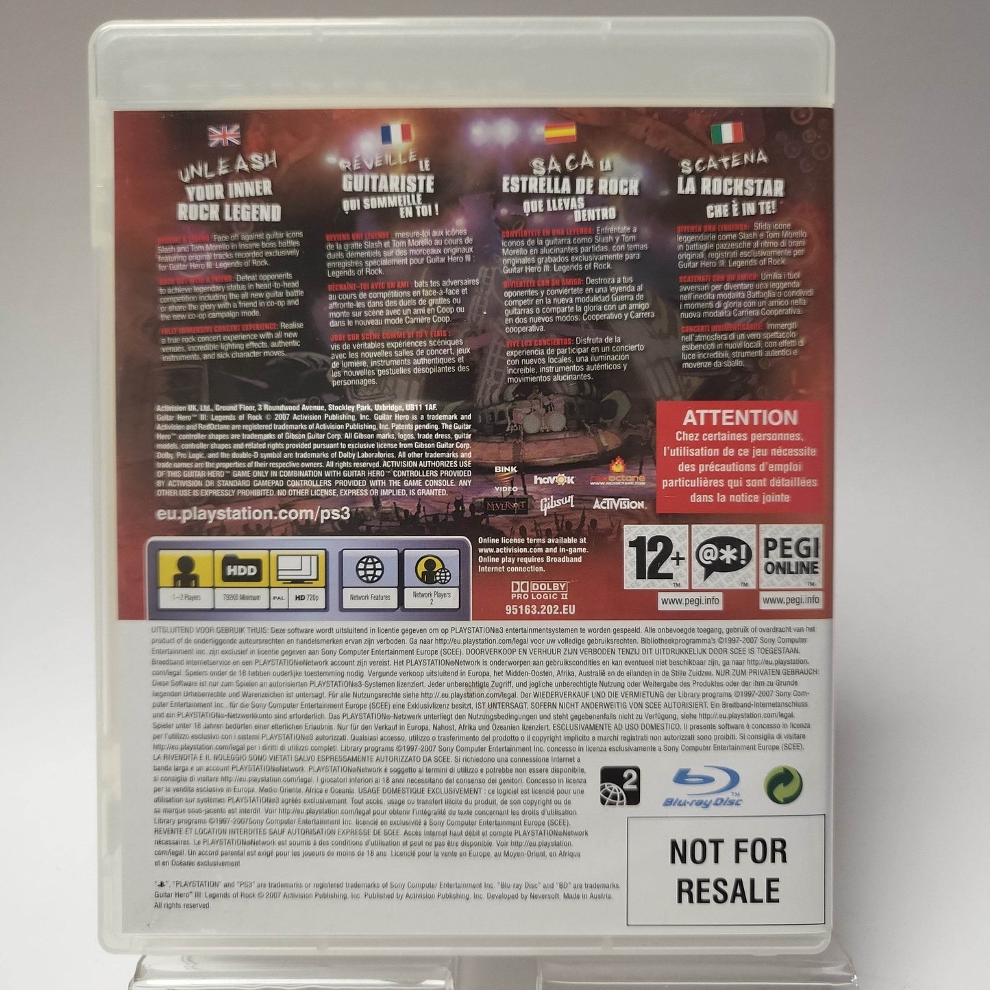 Guitar Hero III Legends of Rock Playstation 3 - Feniks Gameshop