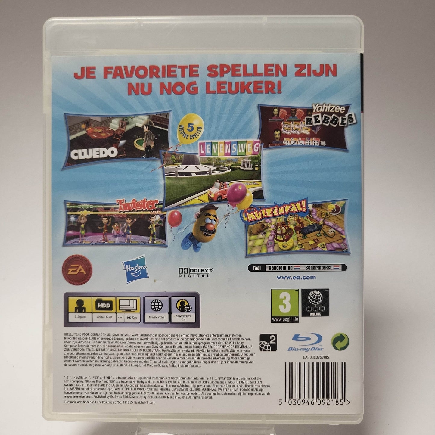 Hasbro Familie Spellen Avond 3 (No Book) PlayStation 3 - Feniks Gameshop