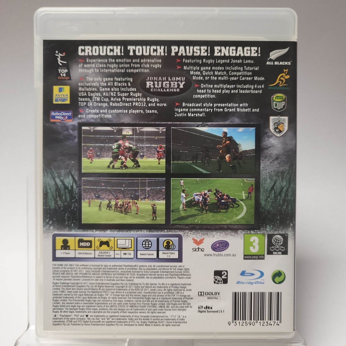 Jonah Lomu Rugby Challenge Playstation 3 - Feniks Gameshop