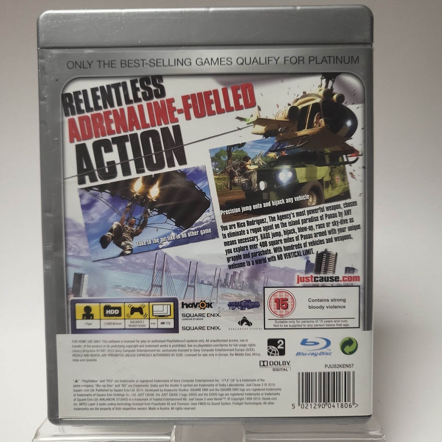 Just Cause 2 Platinum Playstation 3 - Feniks Gameshop