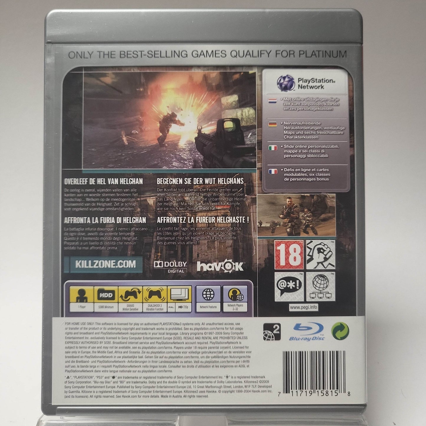 Killzone 2 Platinum Edition Playstation 3 - Feniks Gameshop