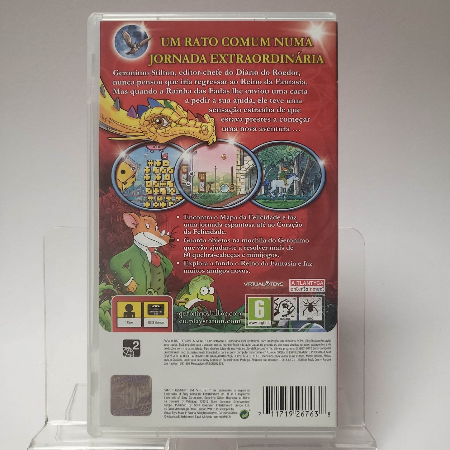 Geronimo Stilton Regressa ao Reino da Fantasia PSP - Feniks Gameshop