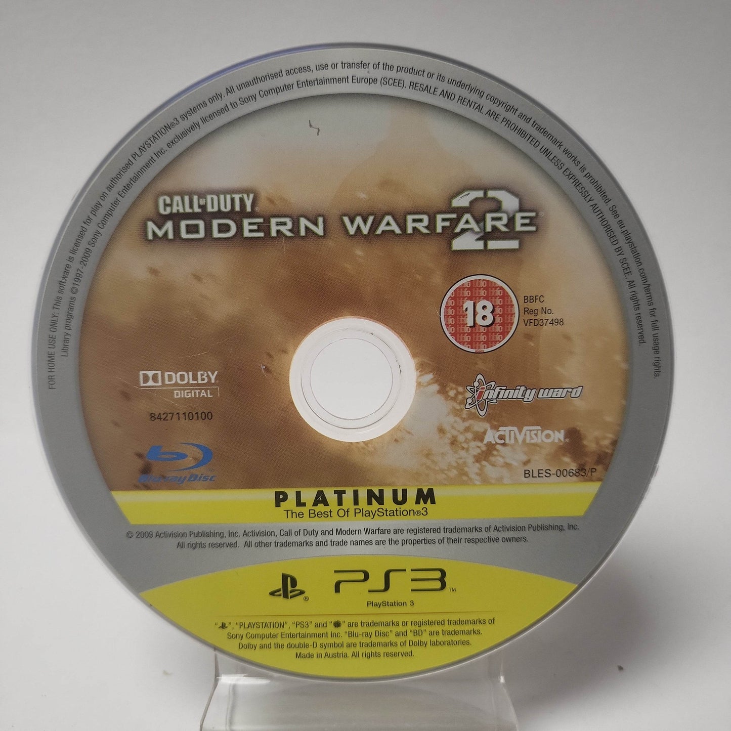 Call of Duty Modern Warfare 2 Platinum (Disc Only) PlayStation 3 - Feniks Gameshop