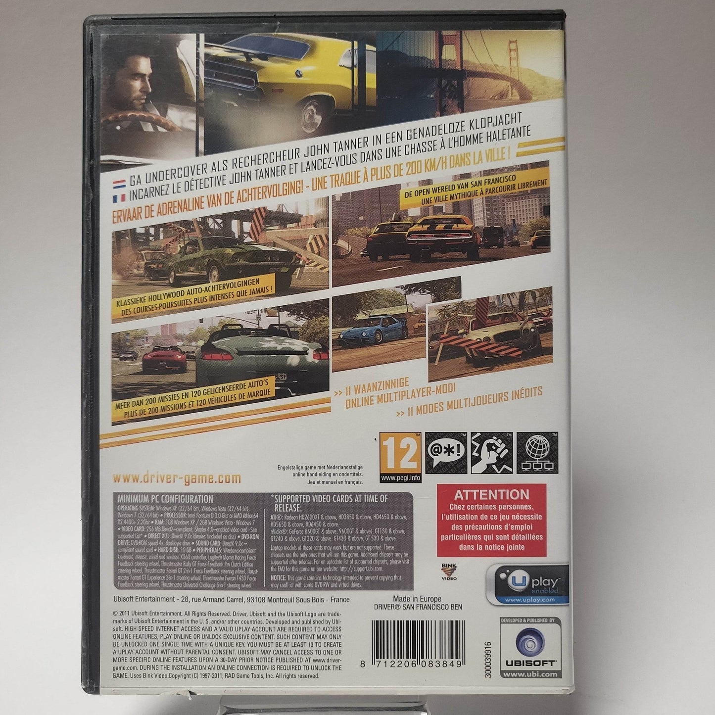 Driver San Francisco (No Book) PC - Feniks Gameshop
