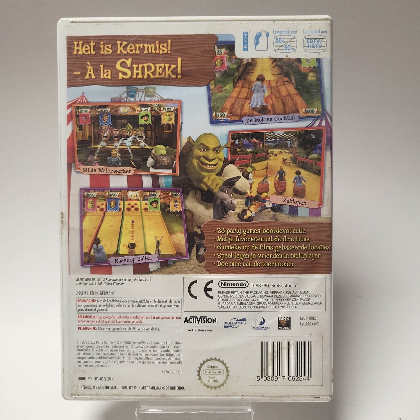 Shrek's Crazy Party Games (No Book) Nintendo Wii - Feniks Gameshop