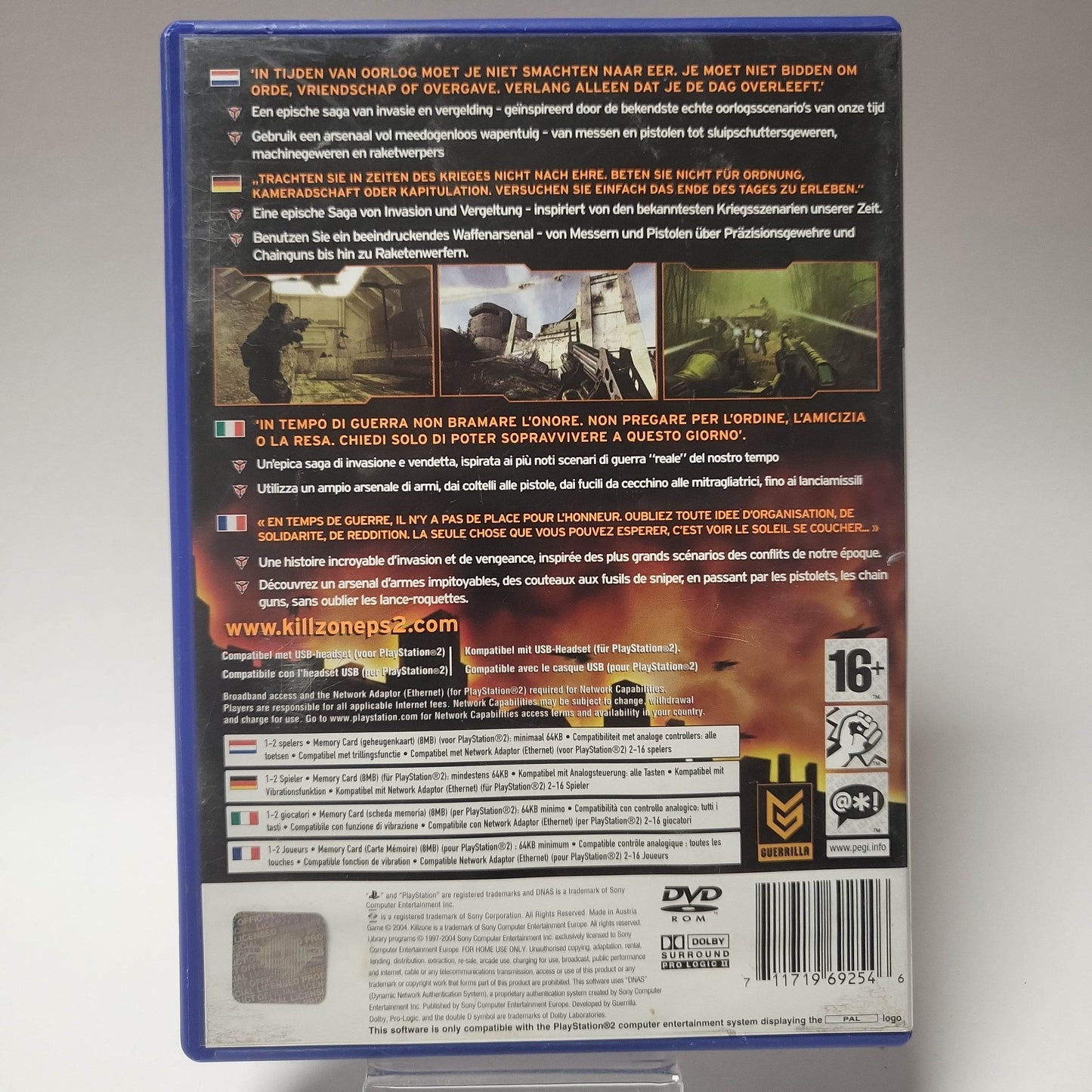 Killzone (No Book) PlayStation 2 - Feniks Gameshop