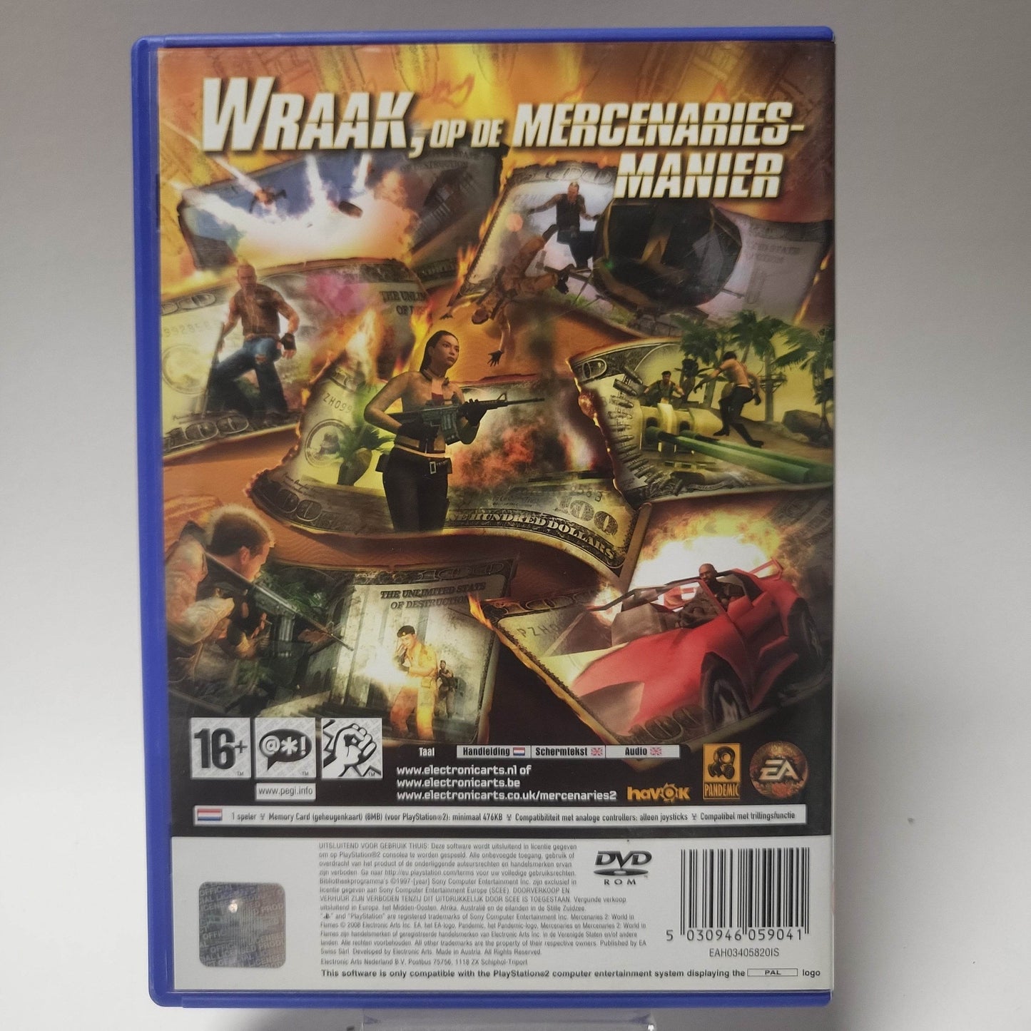 Mercenaries World in Flames (No Book) PlayStation 2 - Feniks Gameshop
