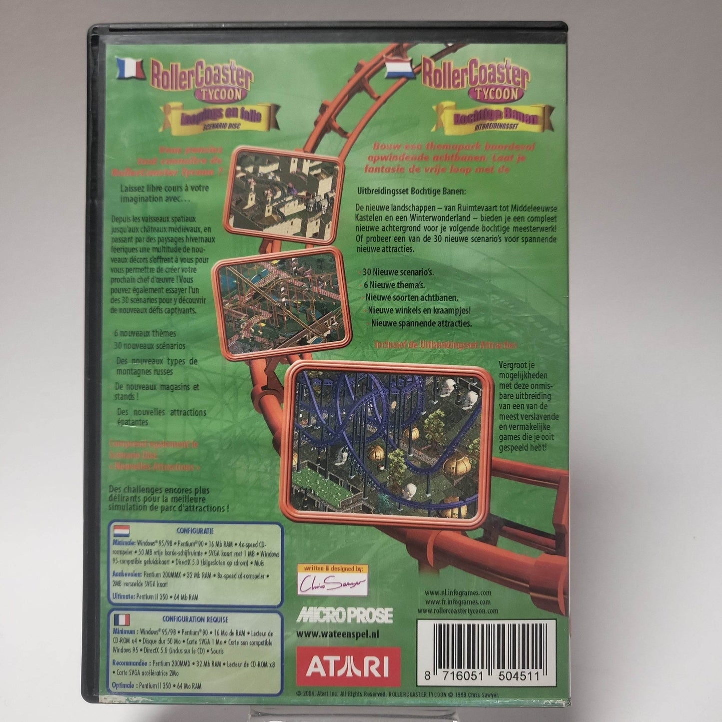 Rollercoaster Tycoon Loopy Landscapes Add on Pack (No Book) PC - Feniks Gameshop