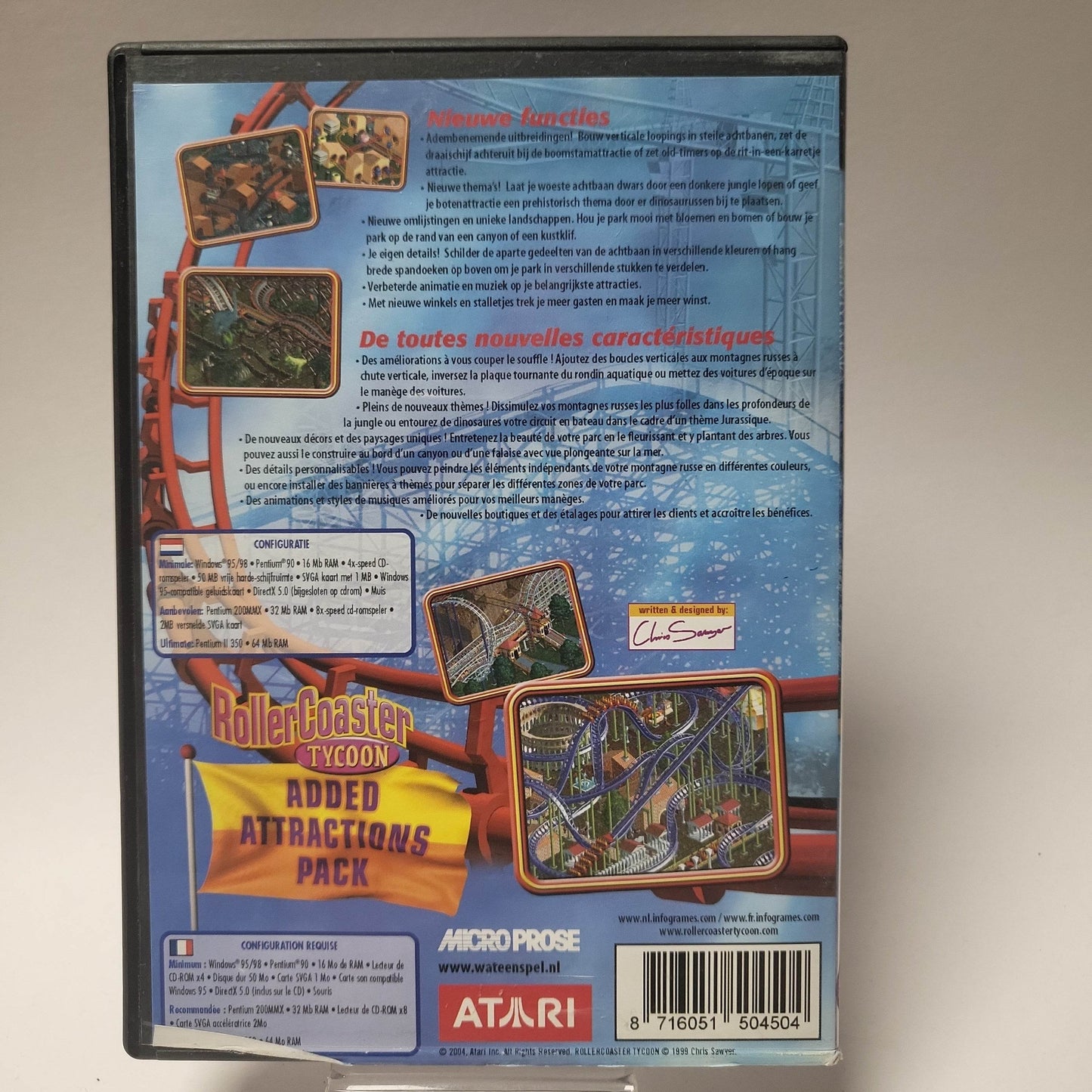Rollercoaster Tycoon Added Attractions Pack (No Book) PC - Feniks Gameshop