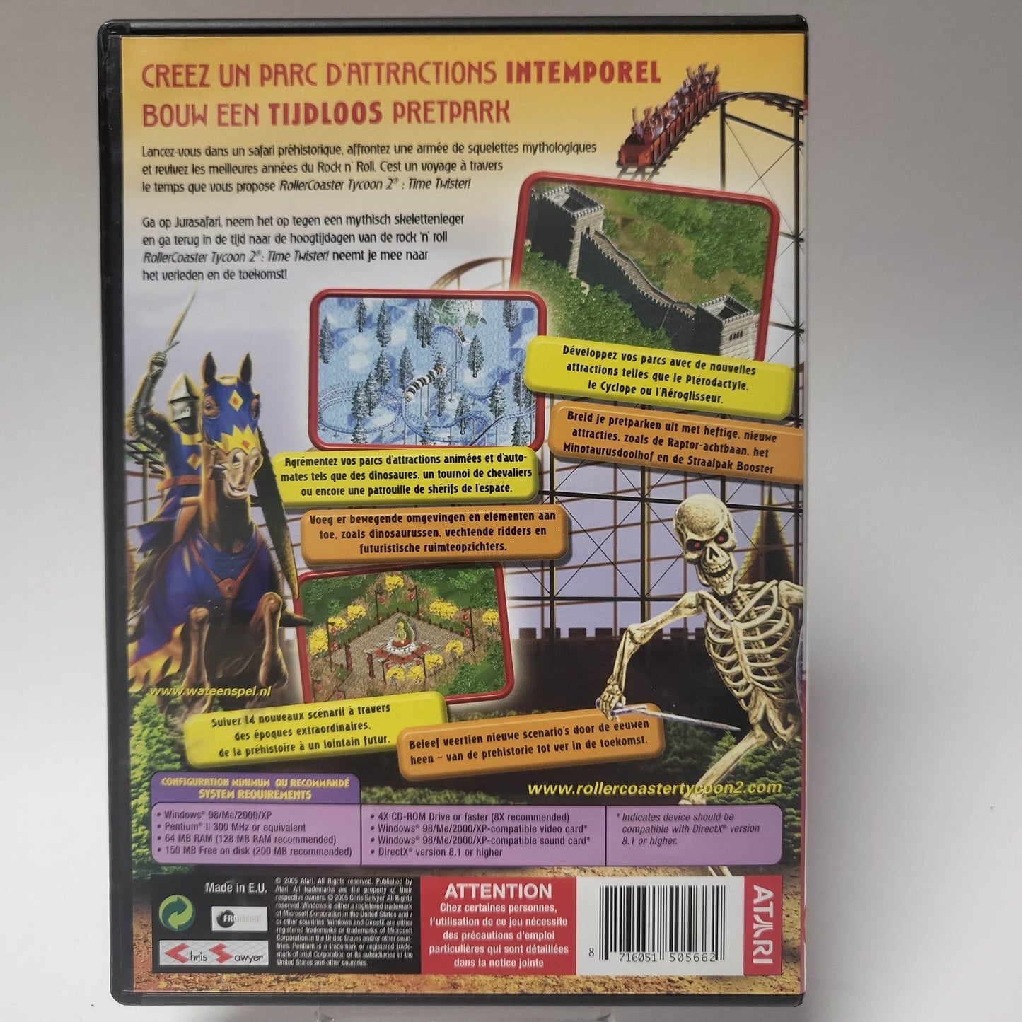 Rollercoaster Tycoon 2 Time Twister Expansion Pack (No Book) PC - Feniks Gameshop