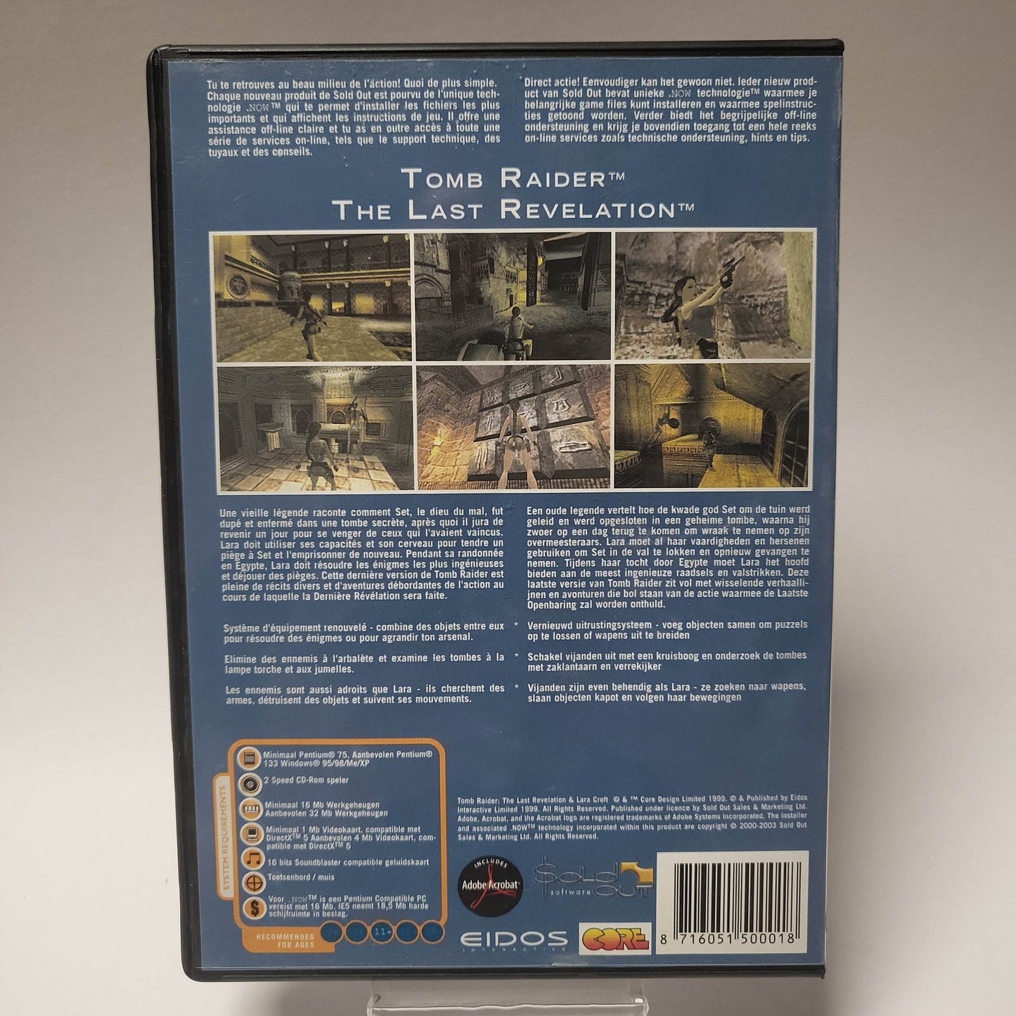 Tomb Raider the Last Revelation (No Book) PC - Feniks Gameshop