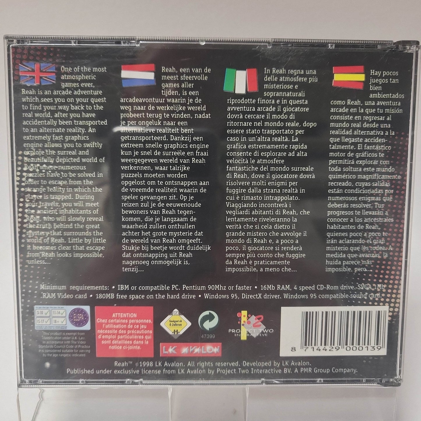 REAH Face the Unkown PC - Feniks Gameshop