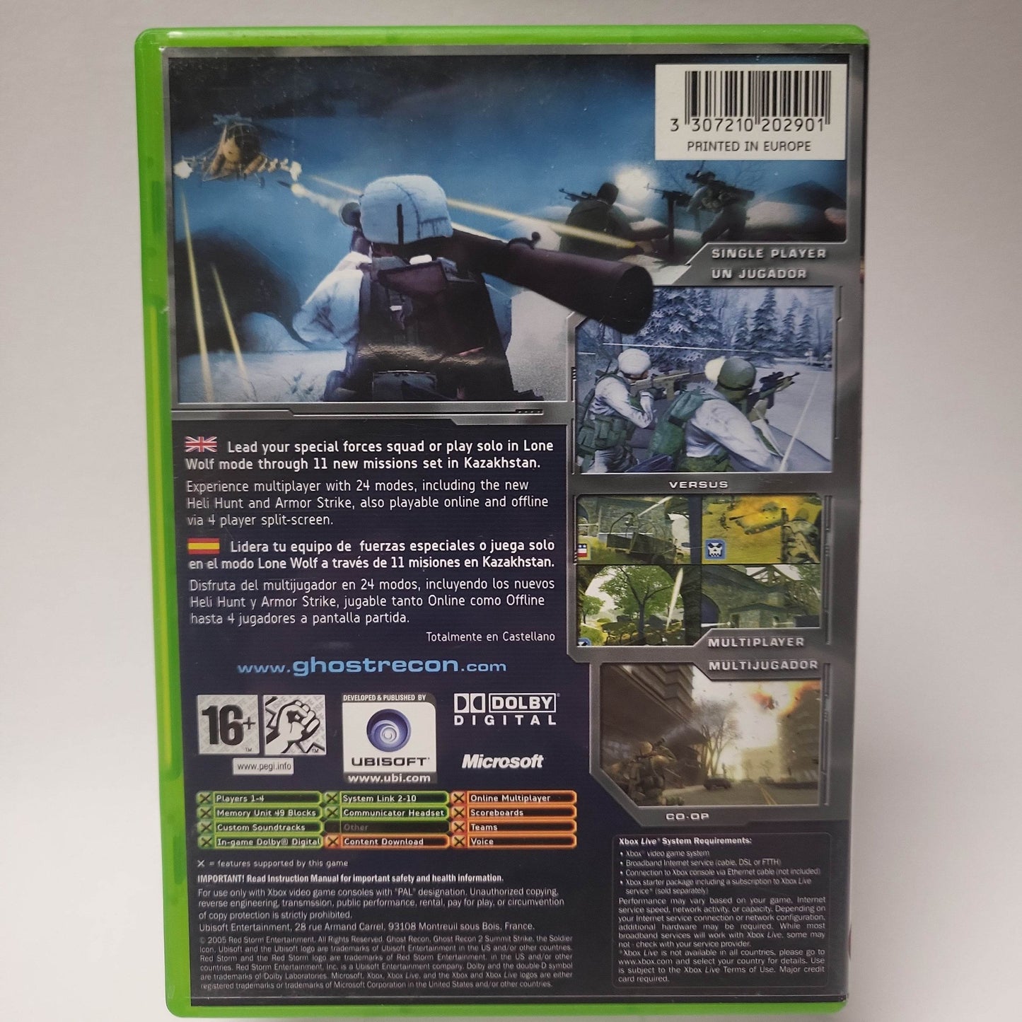 Tom Clancy's Ghost Recon 2 Summit Strike (No Book) Xbox Original - Feniks Gameshop