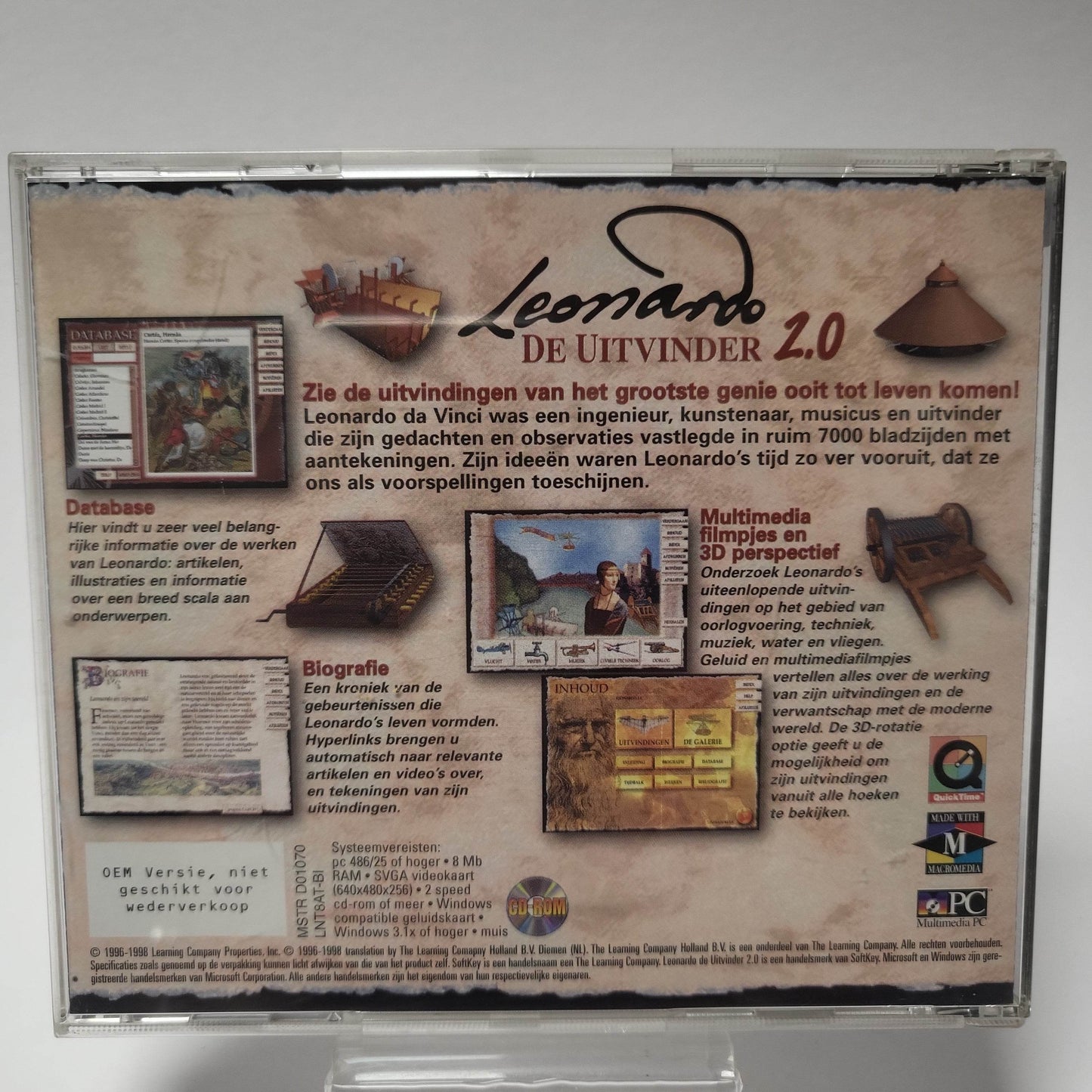 Leonardo de Uitvinder 2.0 PC - Feniks Gameshop