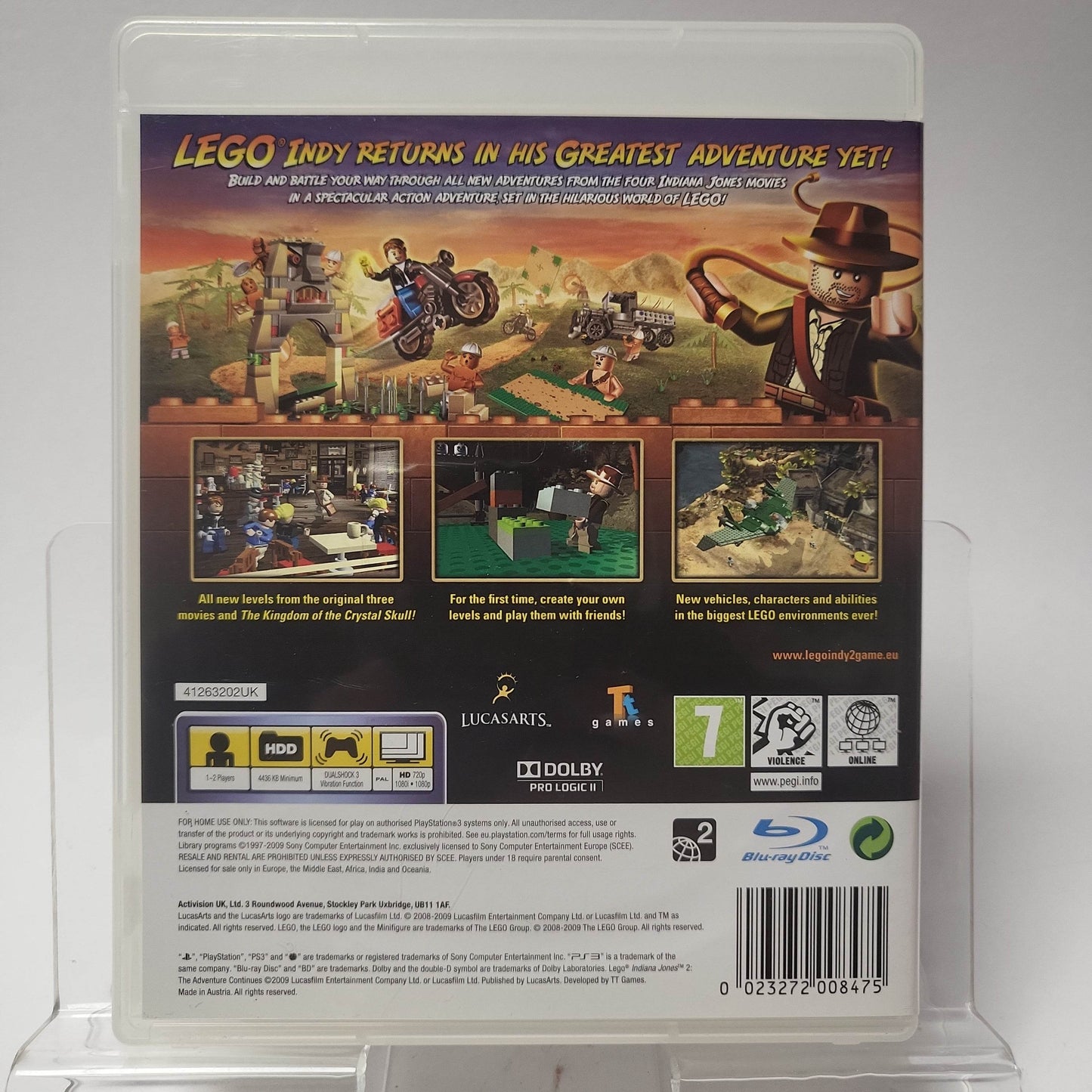 LEGO Indiana Jones 2 the Adventure Continues PS3 - Feniks Gameshop