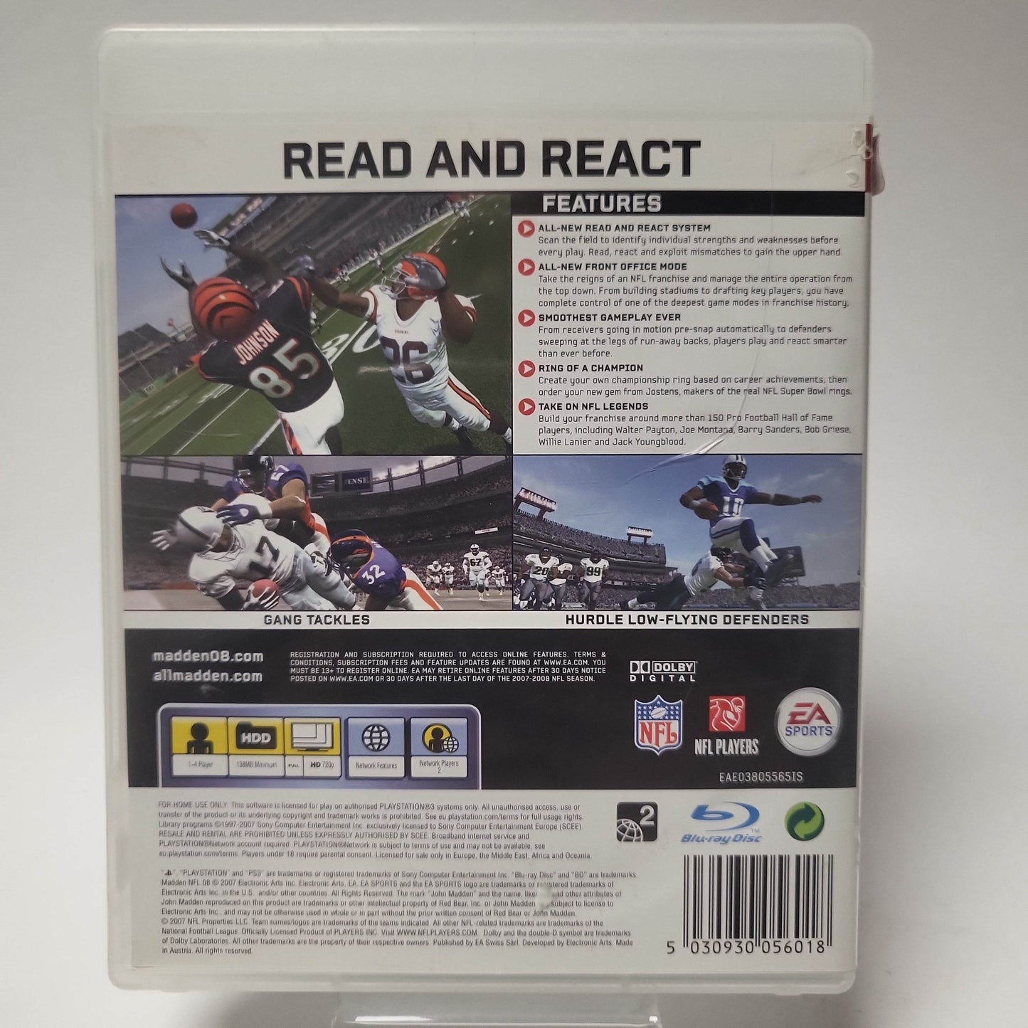 Madden NFL 08 (No Book) Playstation 3 - Feniks Gameshop
