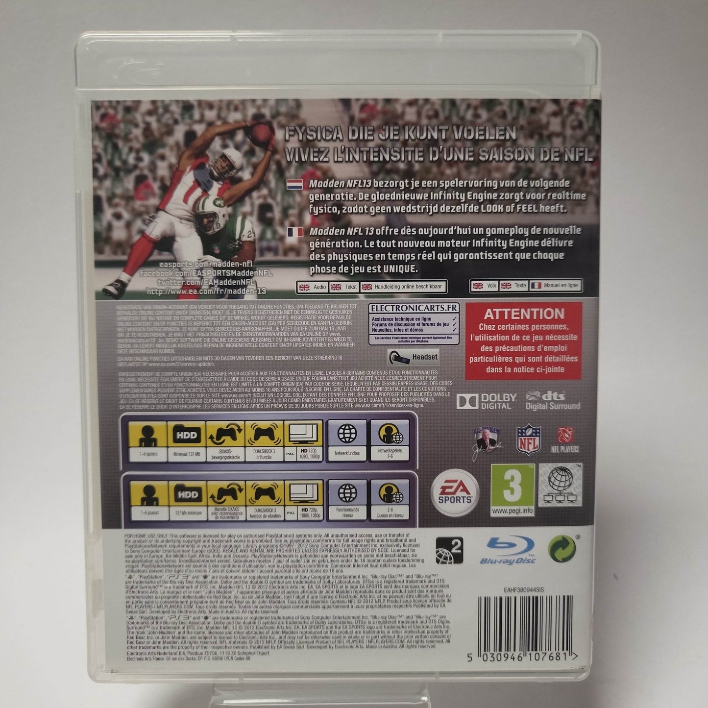 Madden NFL 13 (No Book) PlayStation 3 - Feniks Gameshop