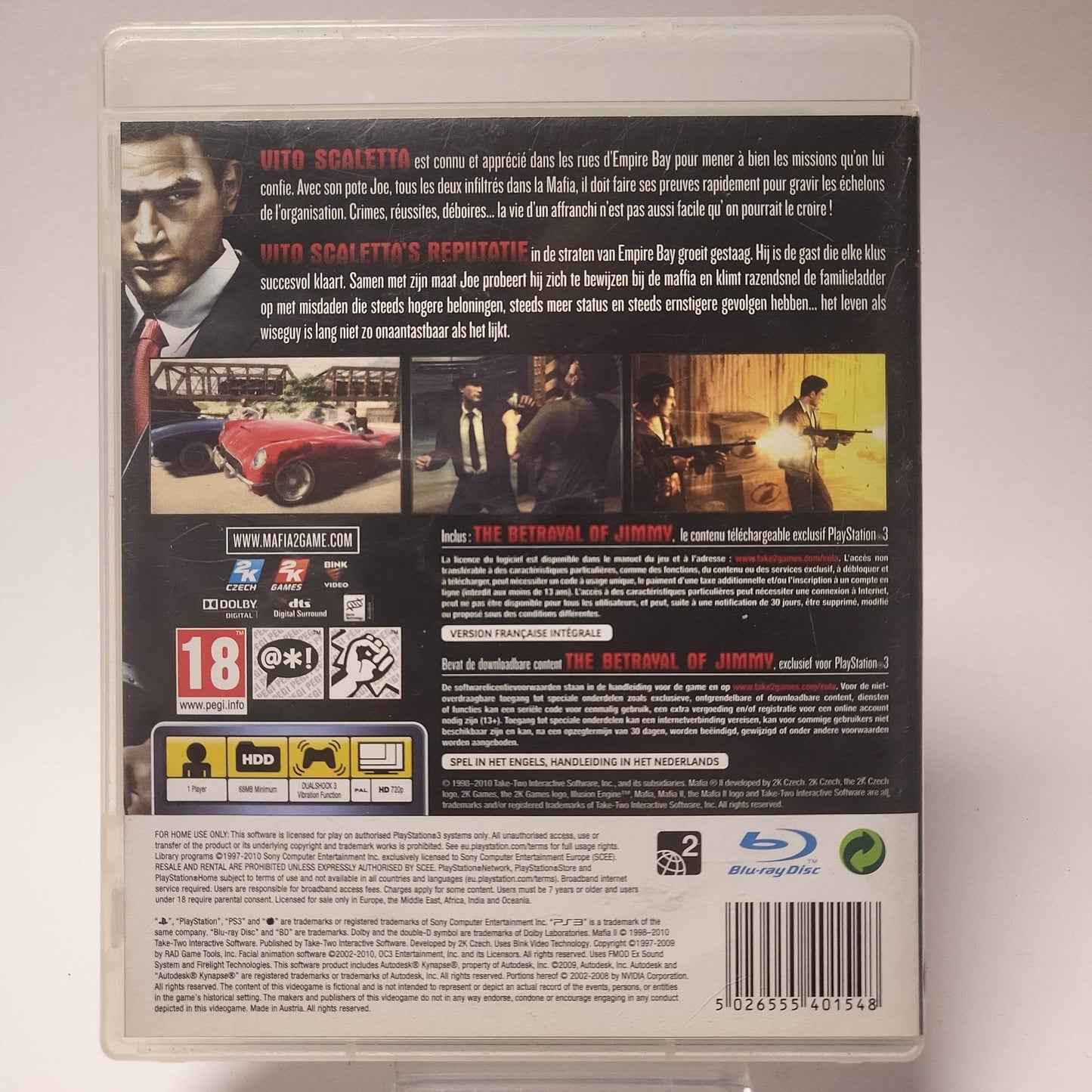 Mafia II (No Book, No Map) PlayStation 3 - Feniks Gameshop