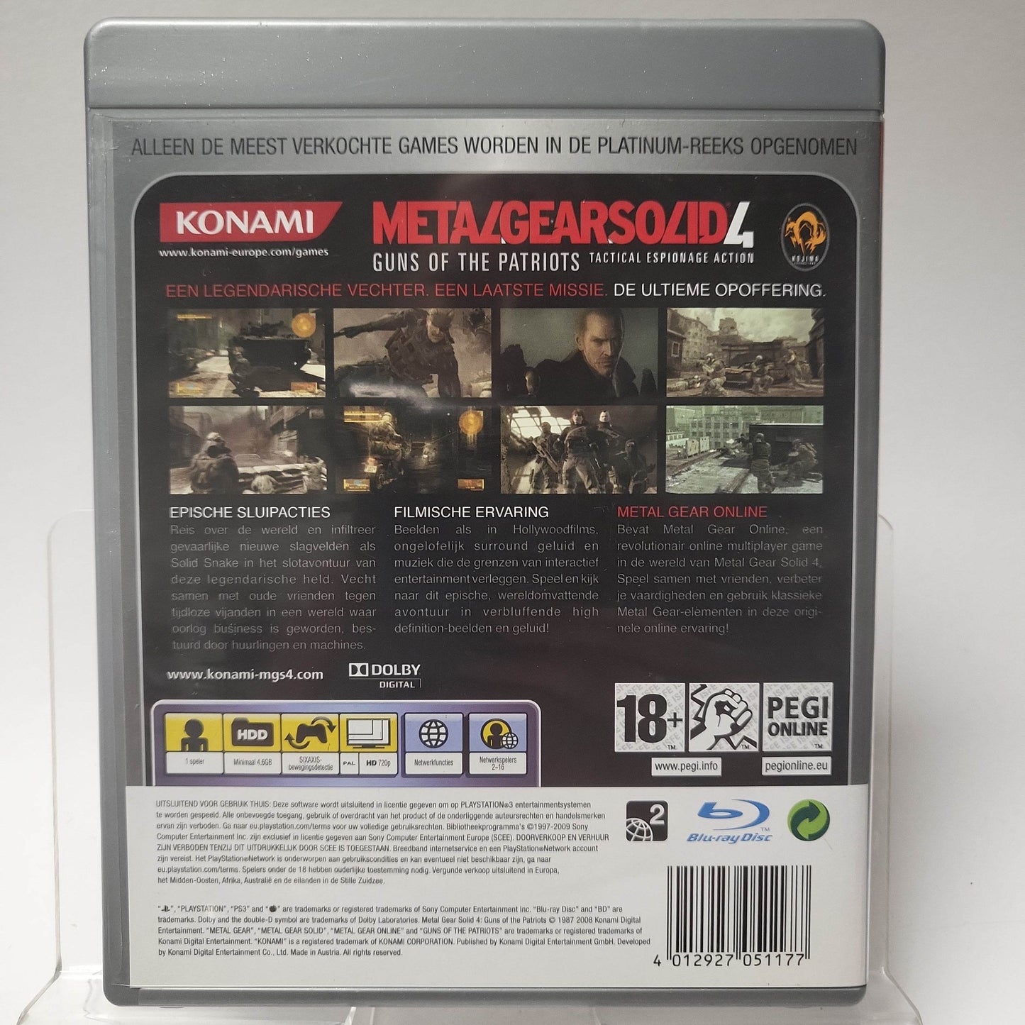 Metal Gear Solid Guns of Patriots Platinum PS3 - Feniks Gameshop