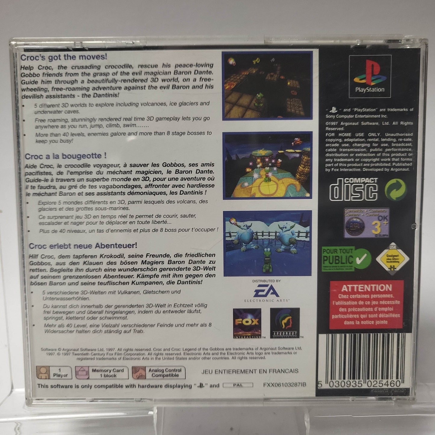 Croc: Legend of the Gobbos Classics Playstation 1 - Feniks Gameshop