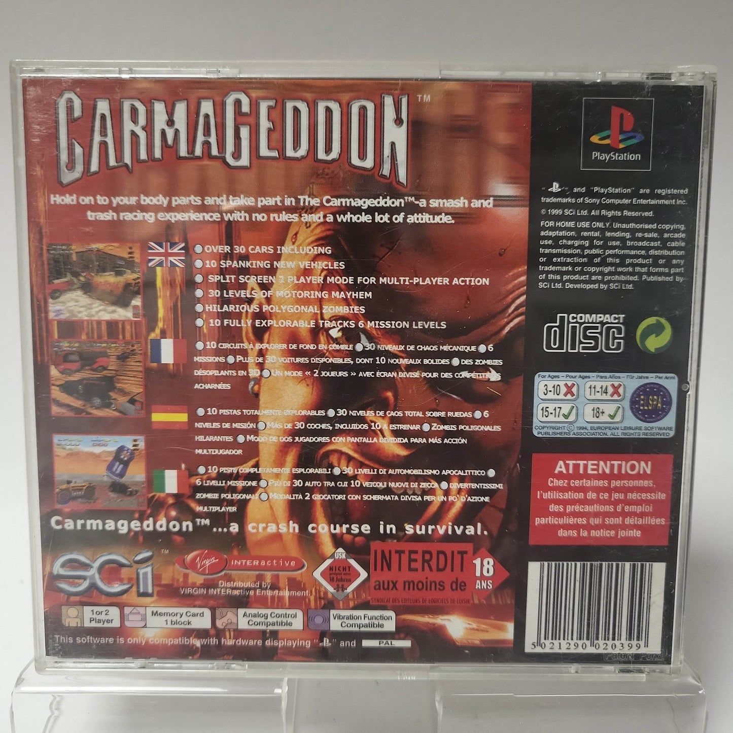 Carmageddon Playstation 1 - Feniks Gameshop