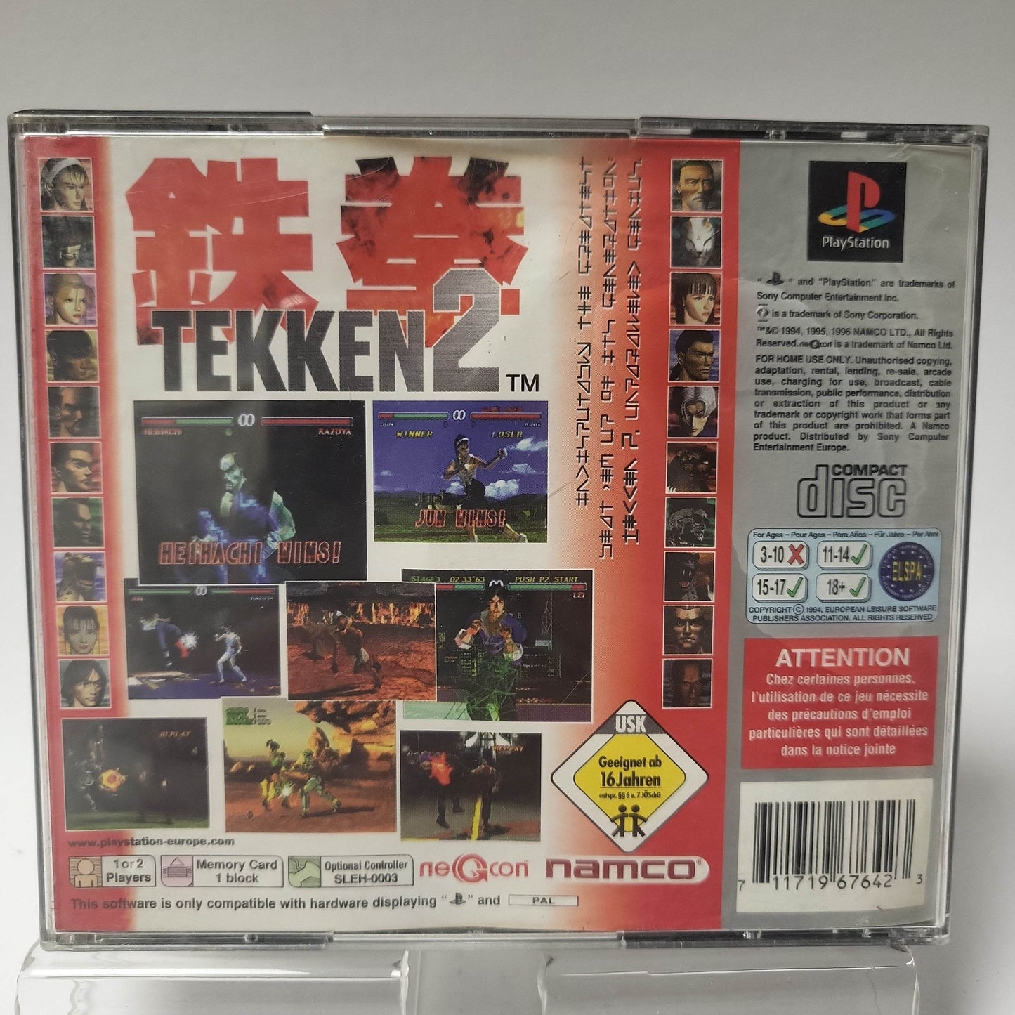Tekken 2 Platinum Edition Playstation 1 - Feniks Gameshop