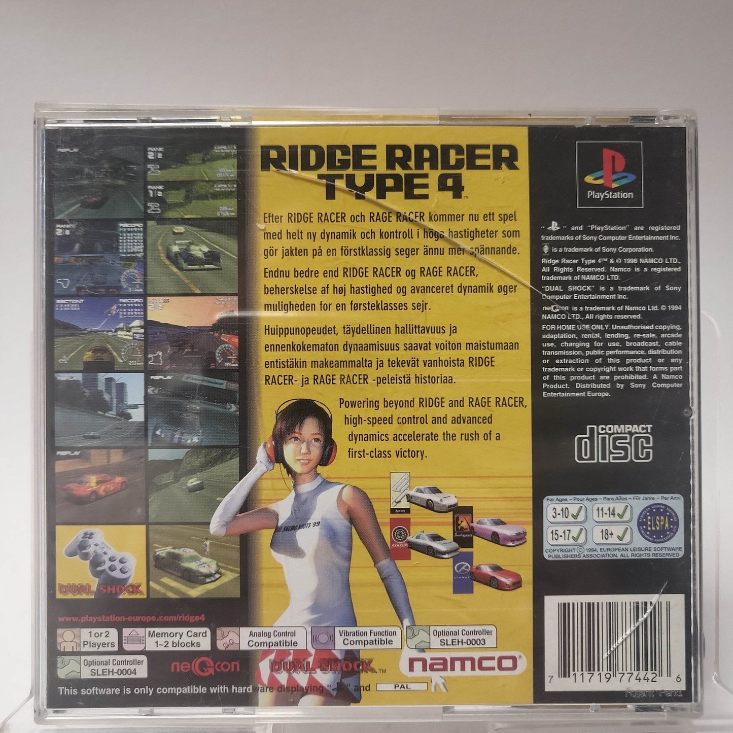 Ridge Racer Type-4 Playstation 1 - Feniks Gameshop