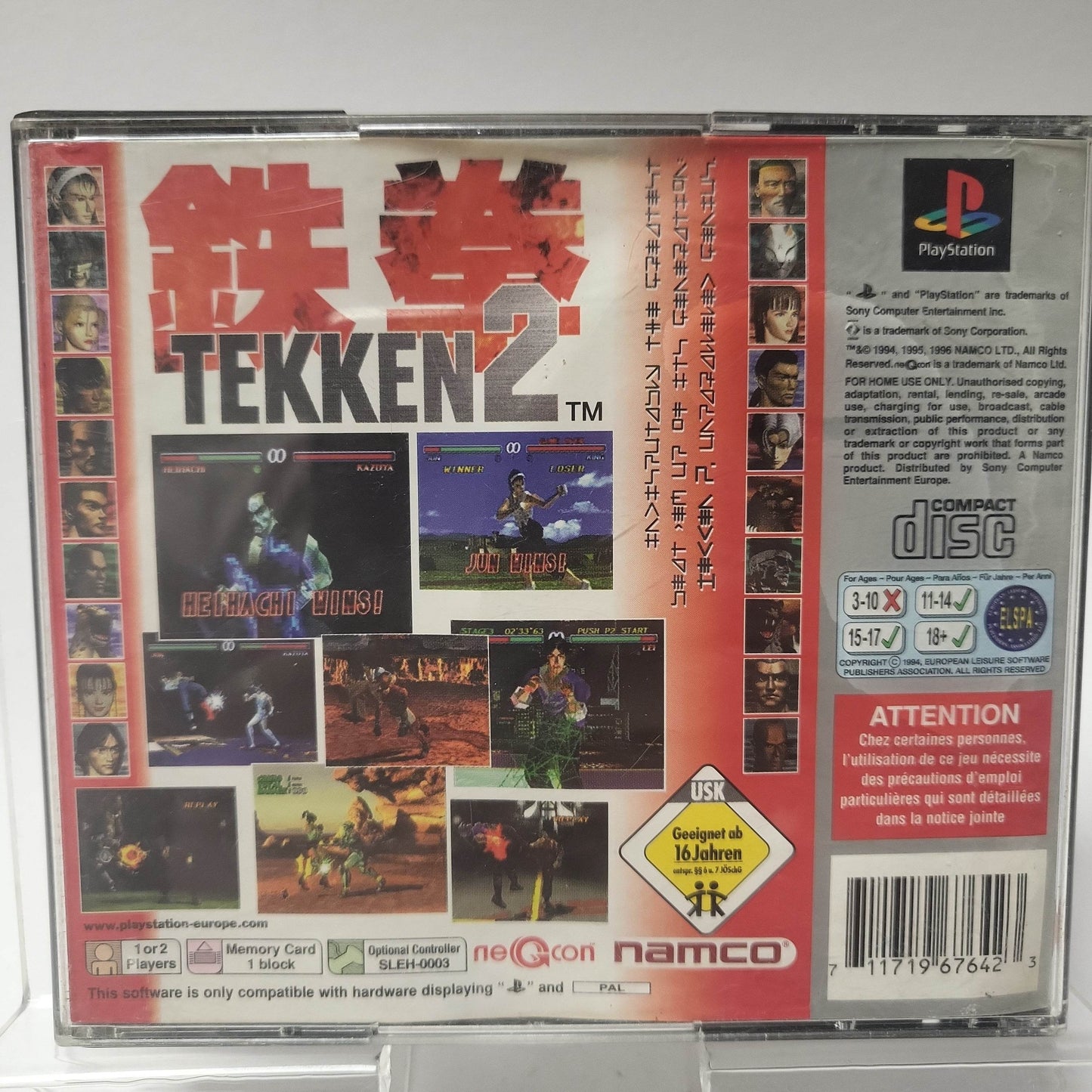 Tekken 2 Platinum (No Book) PlayStation 1 - Feniks Gameshop