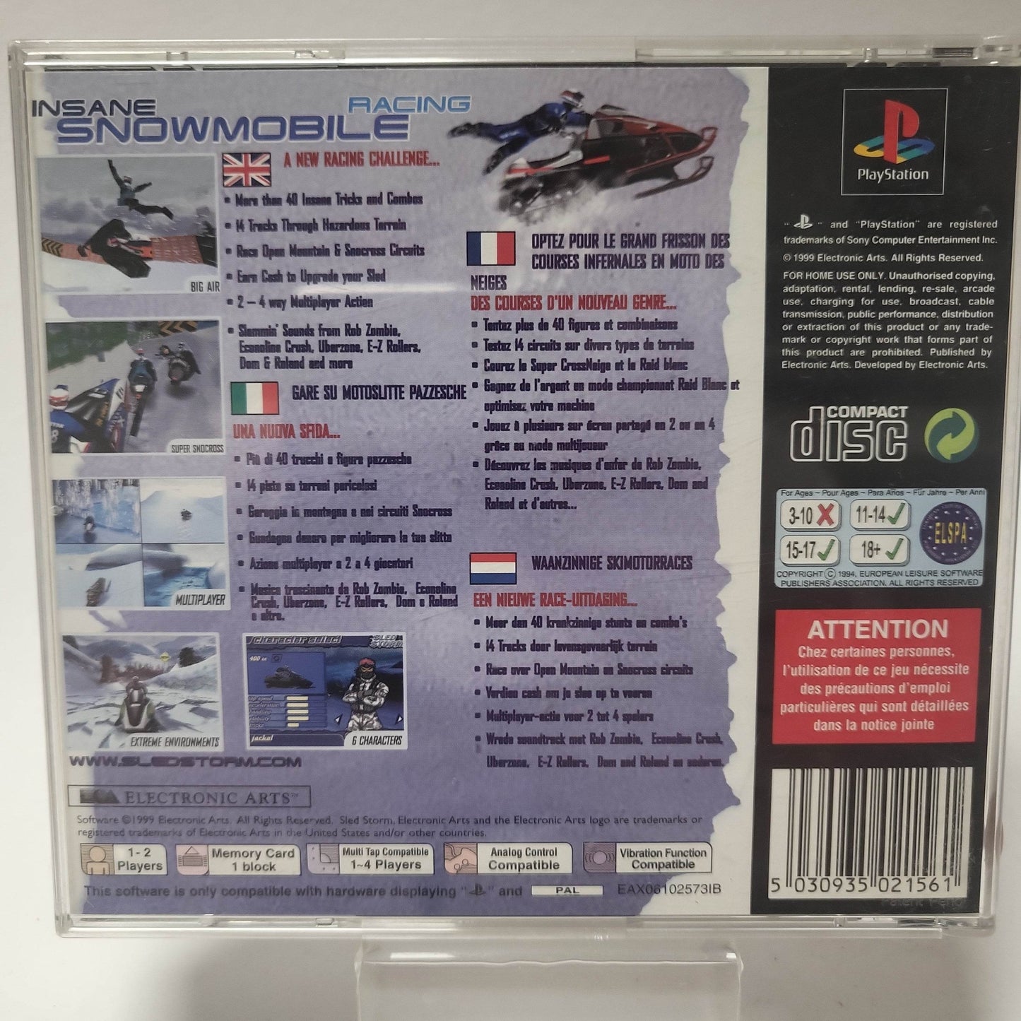 Sled Storm (No Book) PlayStation 1 - Feniks Gameshop