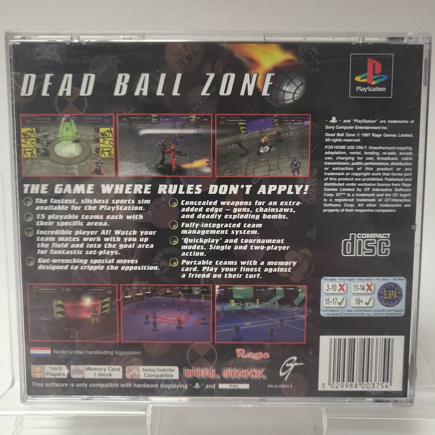 Dead Ball Zone (No Book) PlayStation 1 - Feniks Gameshop