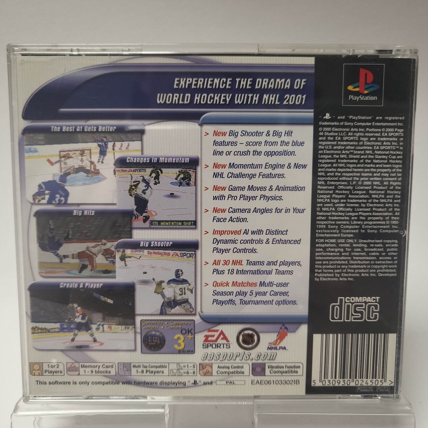 NHL 2001 Playstation 1 - Feniks Gameshop