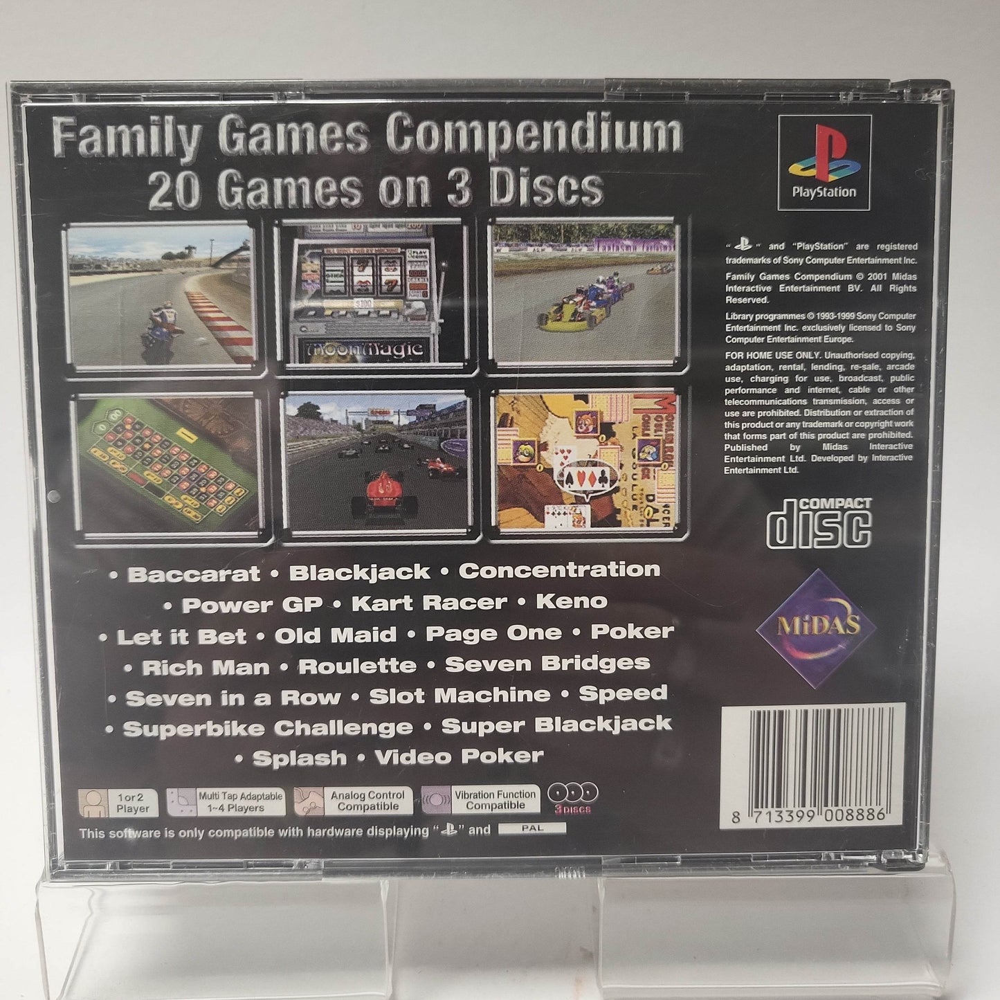 Family Games Compendium (No Book) PlayStation 1 - Feniks Gameshop
