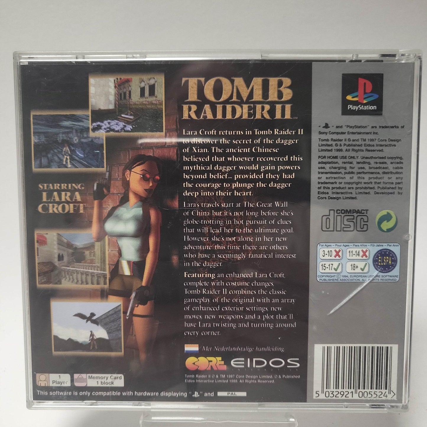 Tomb Raider II Platinum (No Book) PlayStation 1 - Feniks Gameshop