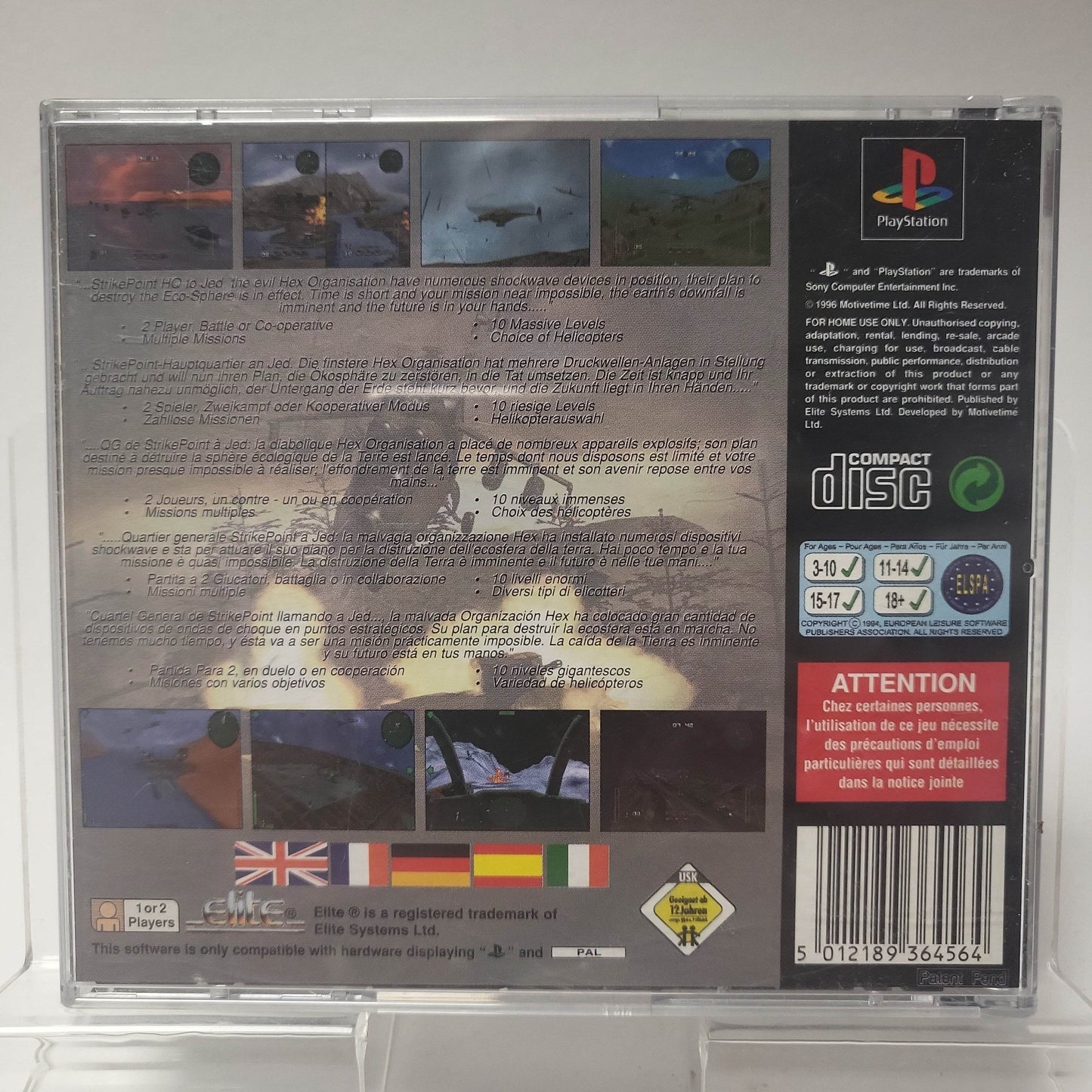 Strikepoint the Hex Missions Playstation 1 - Feniks Gameshop