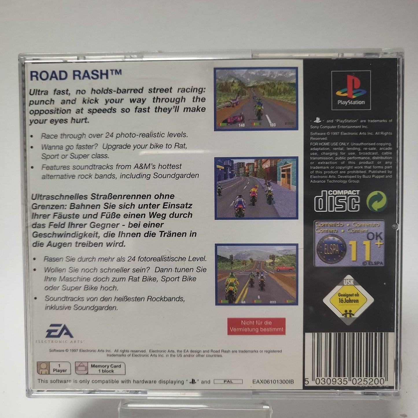 Road Rash Classics (No Book) PlayStation 1 - Feniks Gameshop