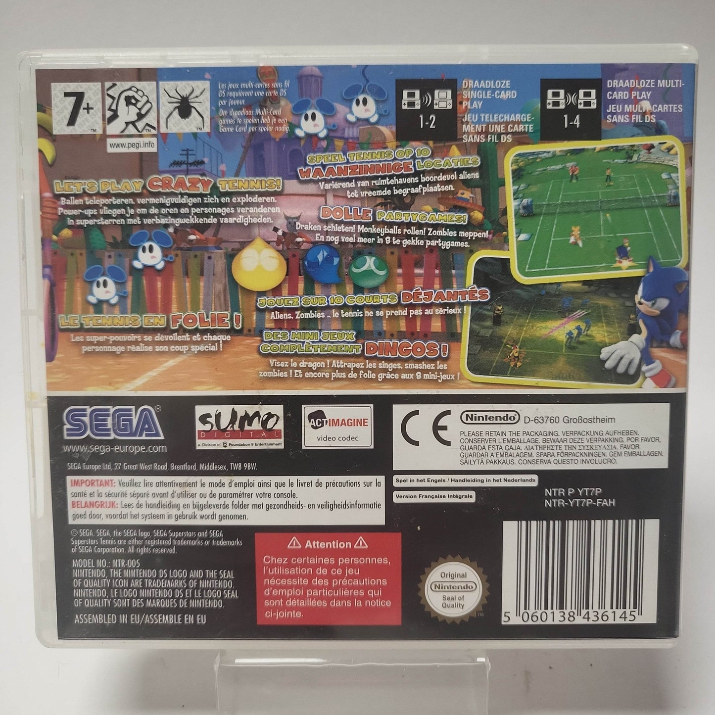 Sega Superstars Tennis (No Book) Nintendo DS - Feniks Gameshop