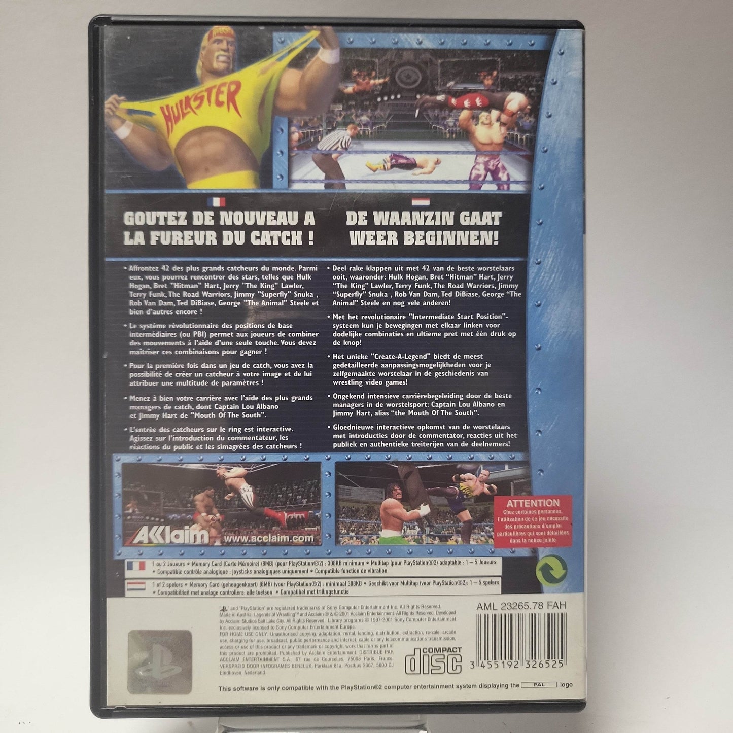 Legends of Wrestling (No Book) PlayStation 2 - Feniks Gameshop