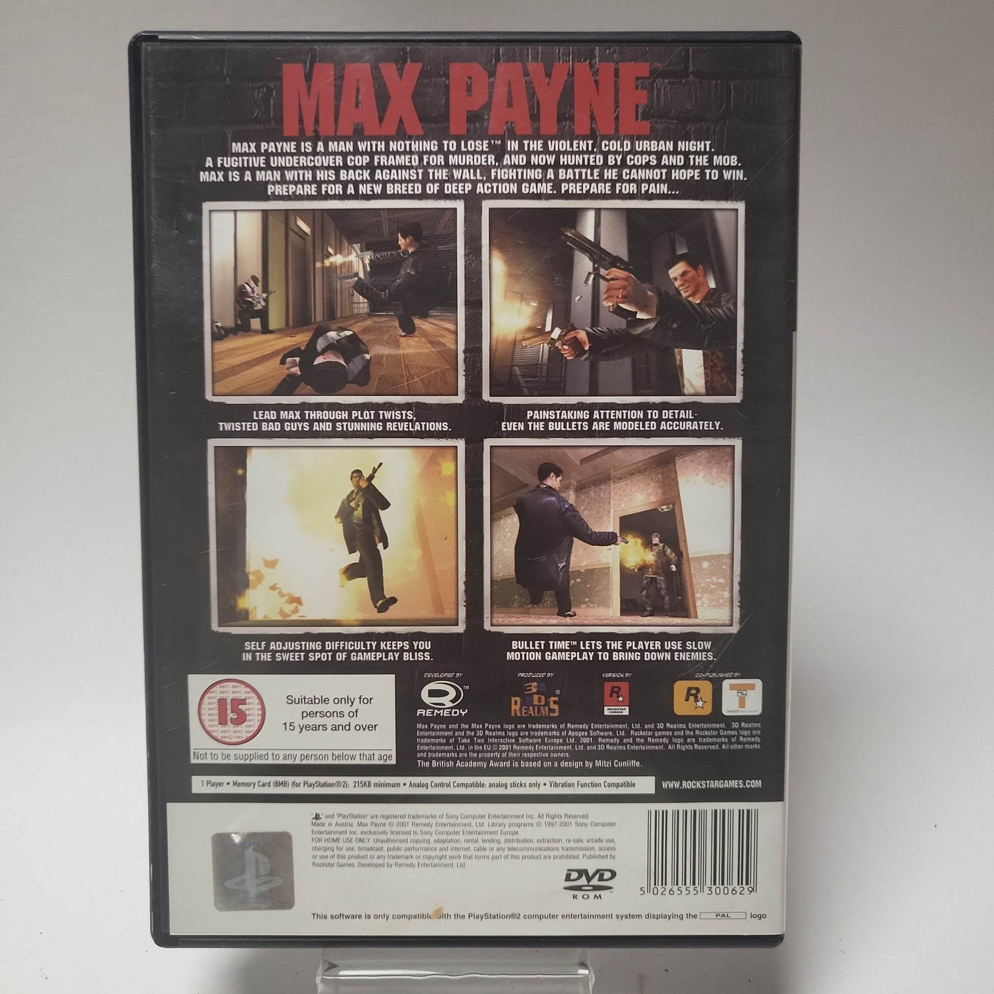 Max Payne (No Book) PlayStation 2 - Feniks Gameshop