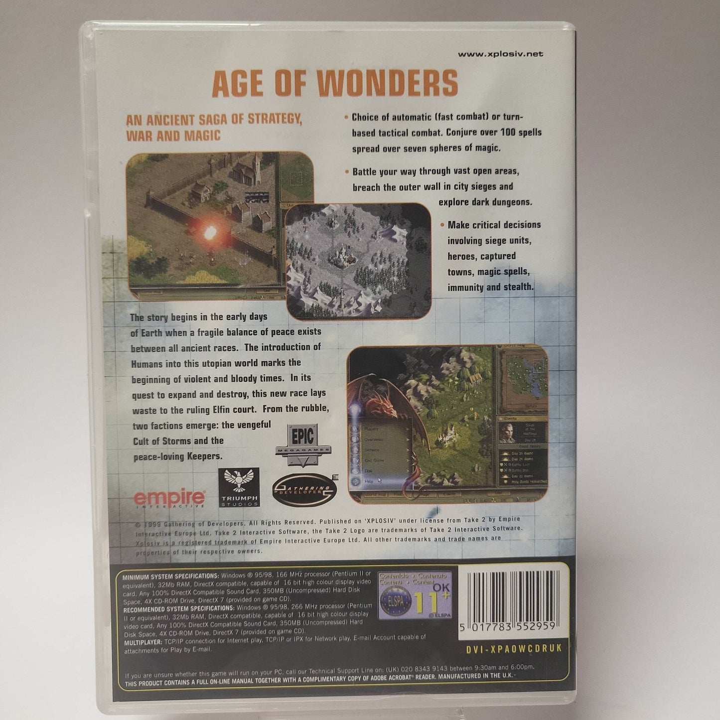 Age of Wonders (No Book) PC - Feniks Gameshop