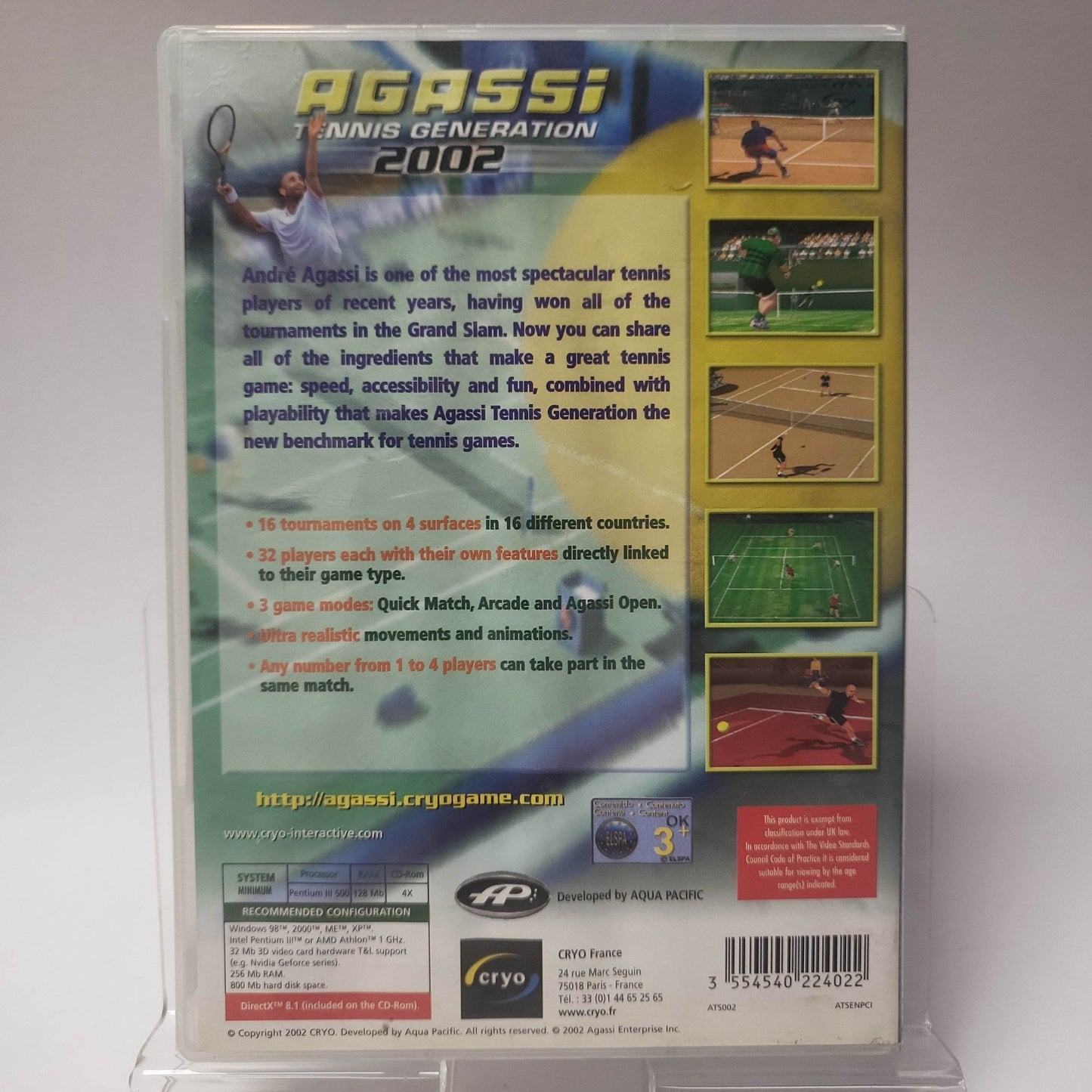 Agassi Tennis Generation 2002 PC - Feniks Gameshop