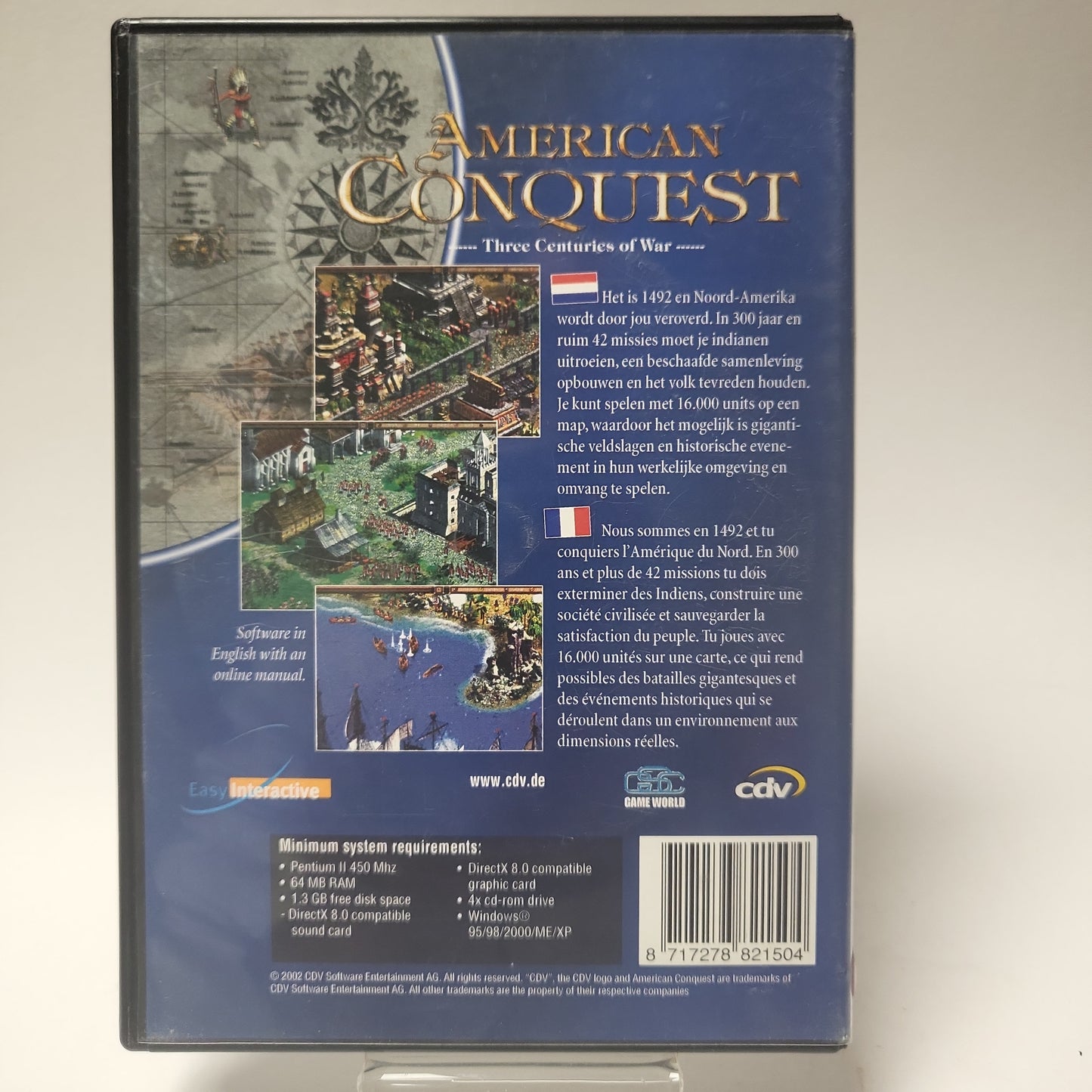 American Conquest Three Centuries of War The Games Collection (No Book) PC