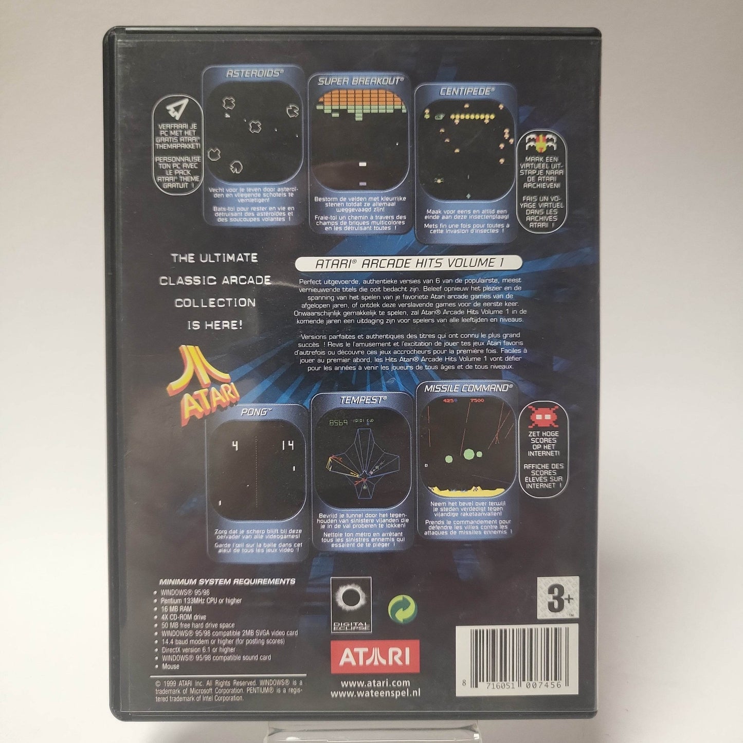Atari Games Arcade Hits 1 (No Book) PC - Feniks Gameshop