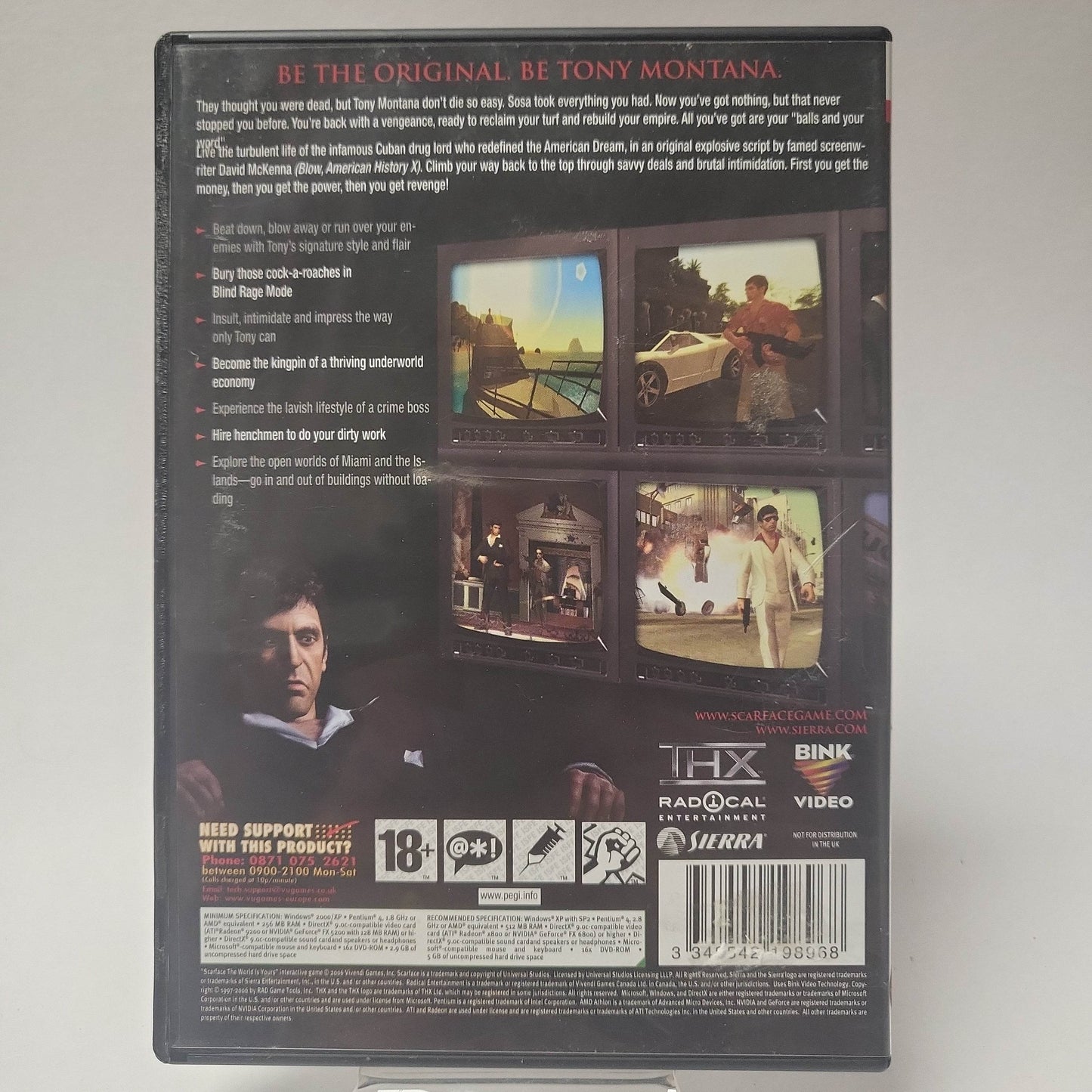 Scarface the World is Yours (No Book) PC - Feniks Gameshop