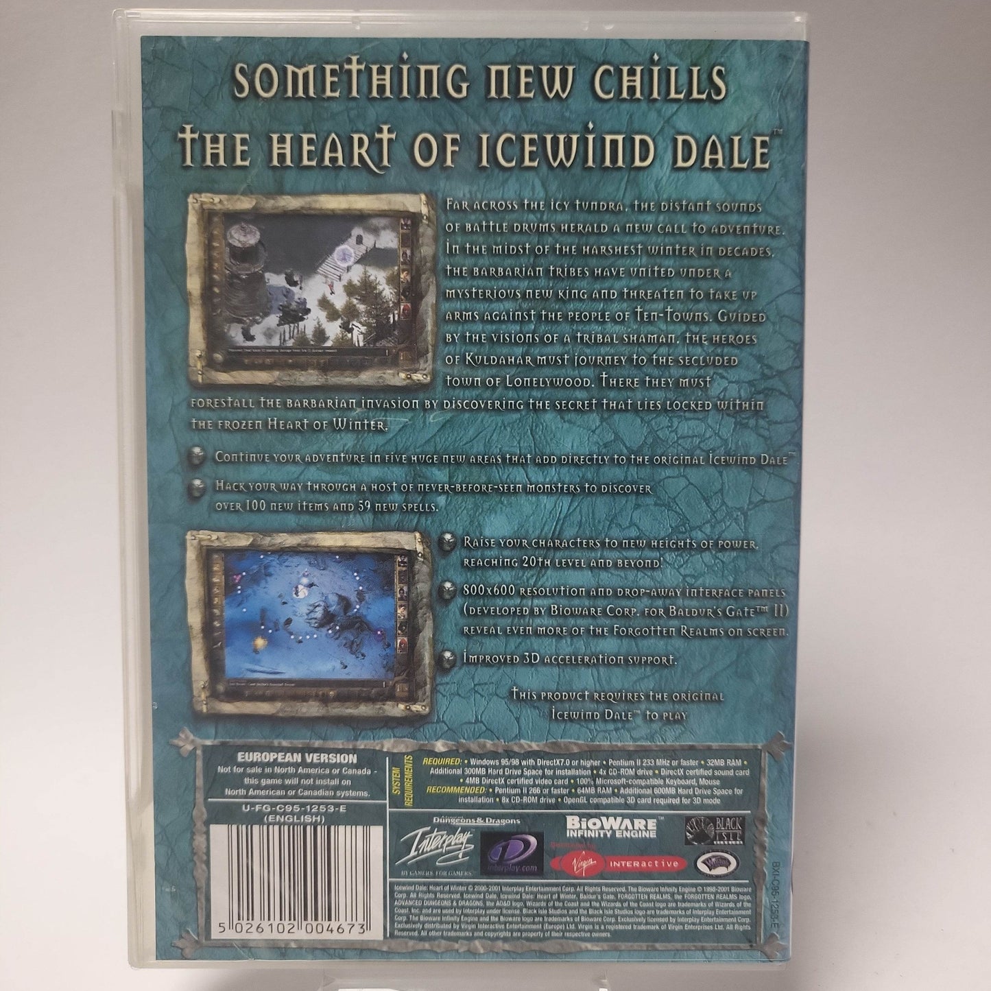 Icewind Dale Heart of Winter (No Book) PC - Feniks Gameshop